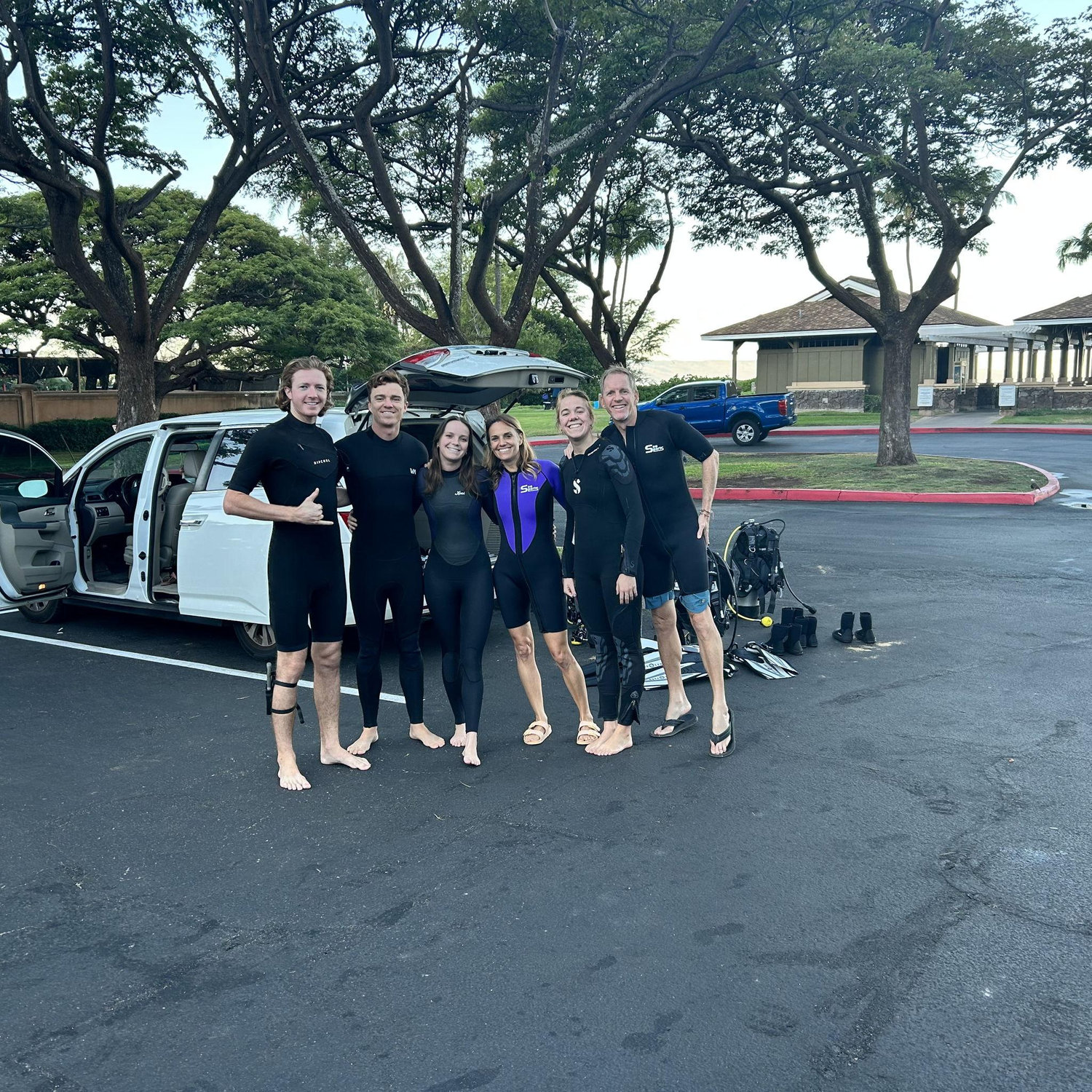 1/1/24 First known photo of us! New Year's Day scuba dive! I thought Christian was a fun friend (only a friend nothing more) (he thought I was a flirt)