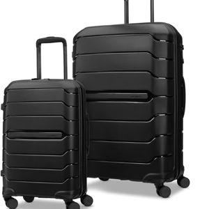 Freeform 2 Piece Set | Hardside Luggage Set | Samsonite (All Black/ Blackout)