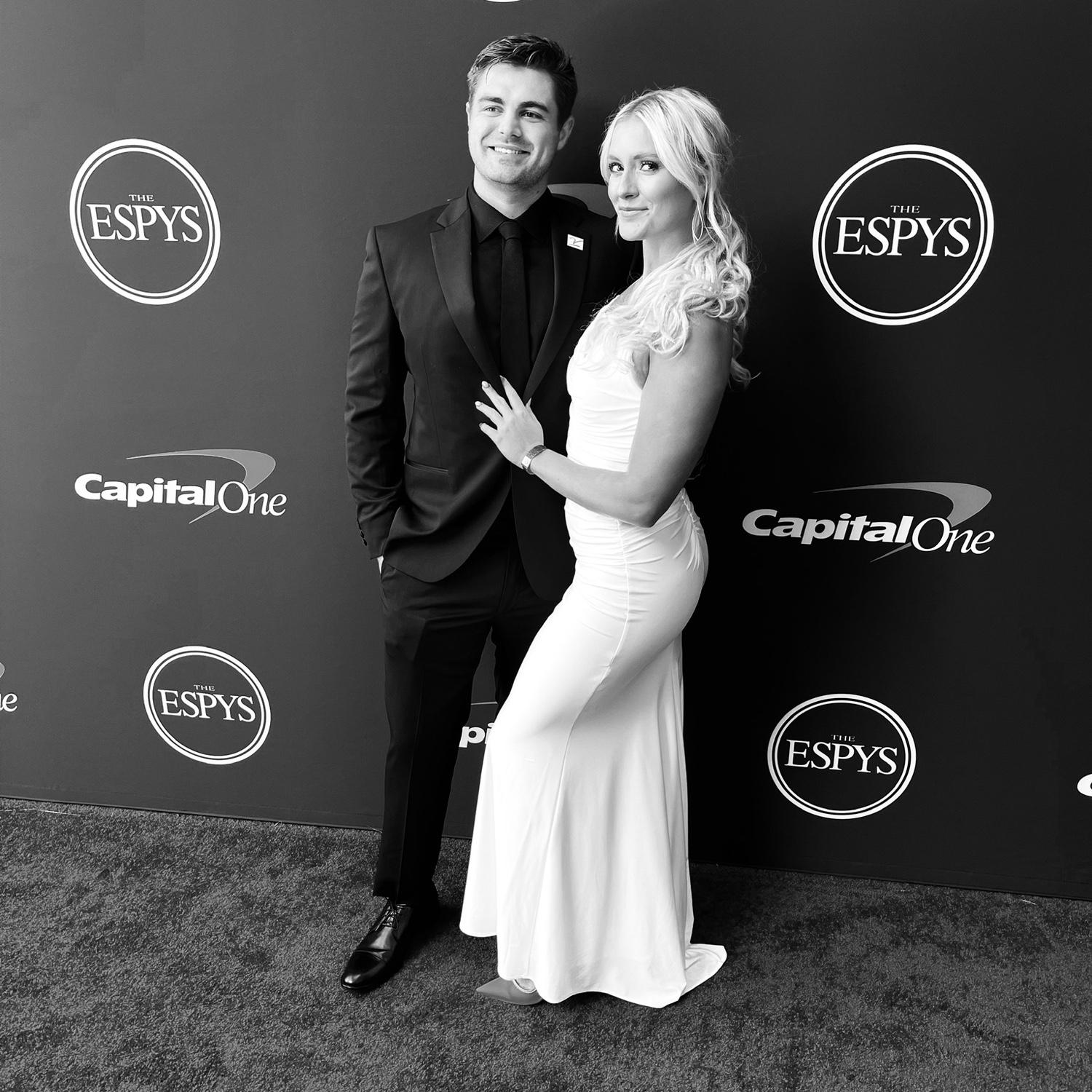 A red carpet moment at the ESPYs