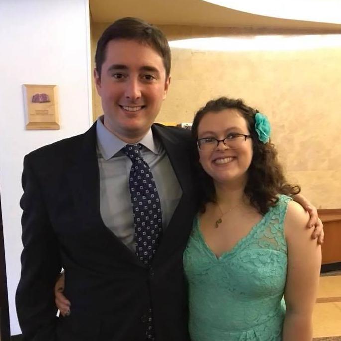 Dana and Ross' wedding, January 2018.