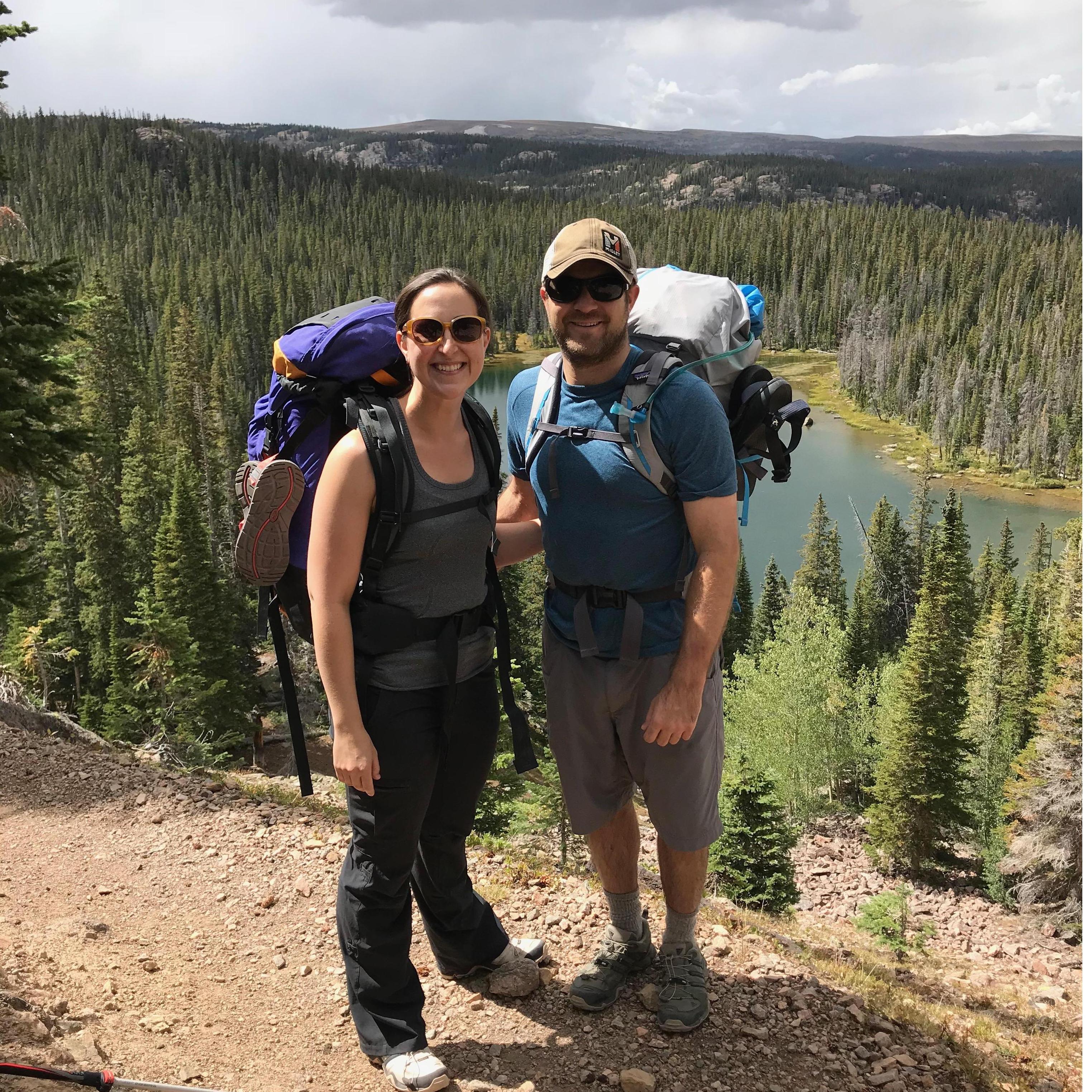 Our first backpacking trip together with out friends, Mike and Kim. Upper Cataract Lake, Silverthorne, CO