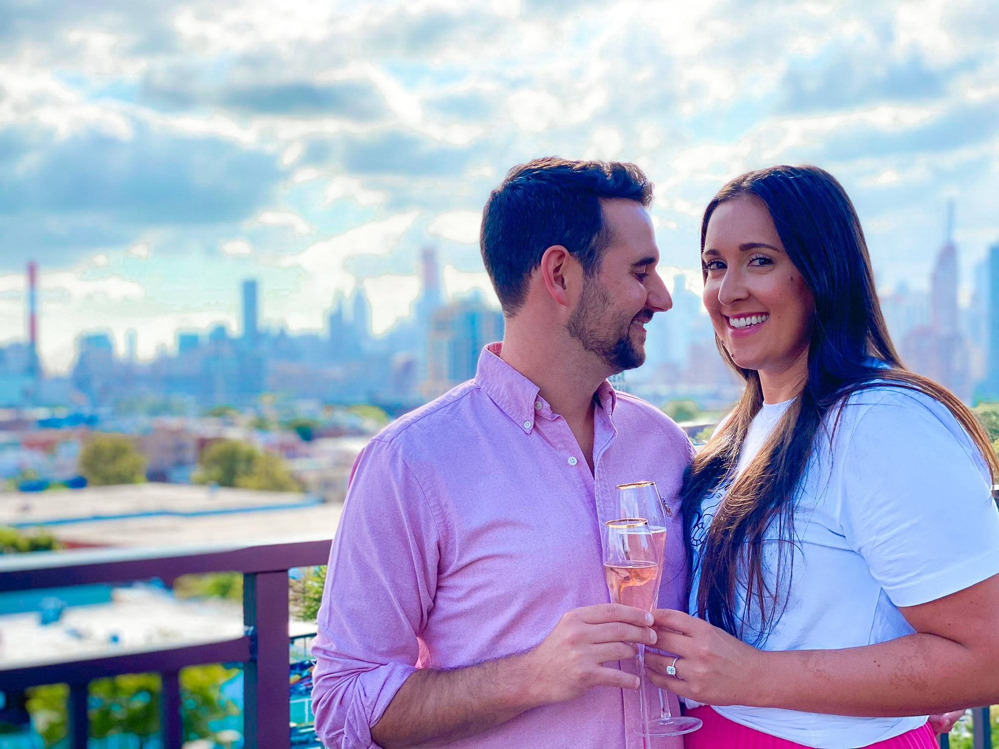Celebrating our engagement in NYC