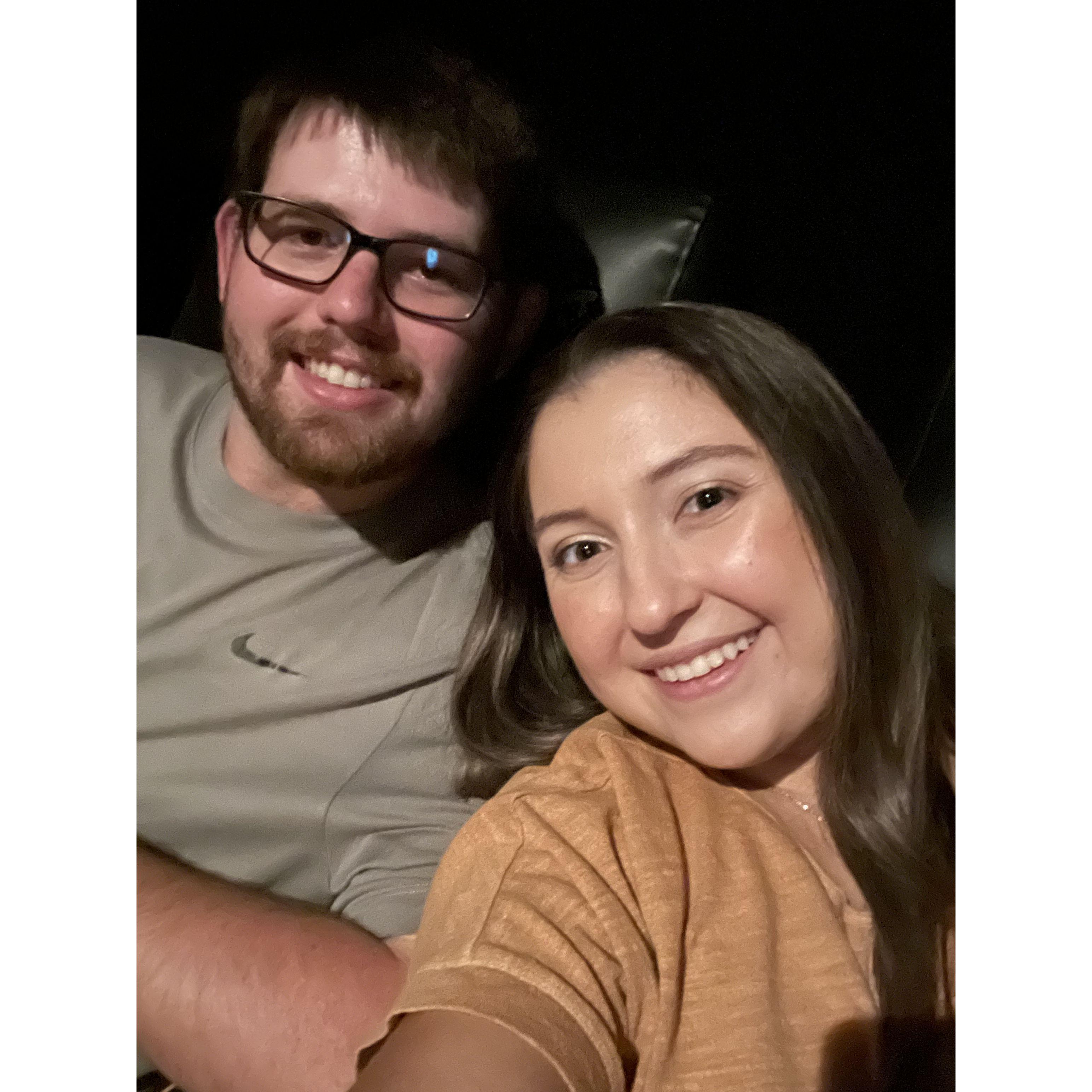 Our first trip to the movie theater