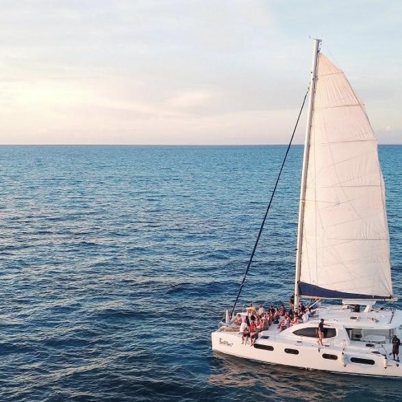 Sunset sailing