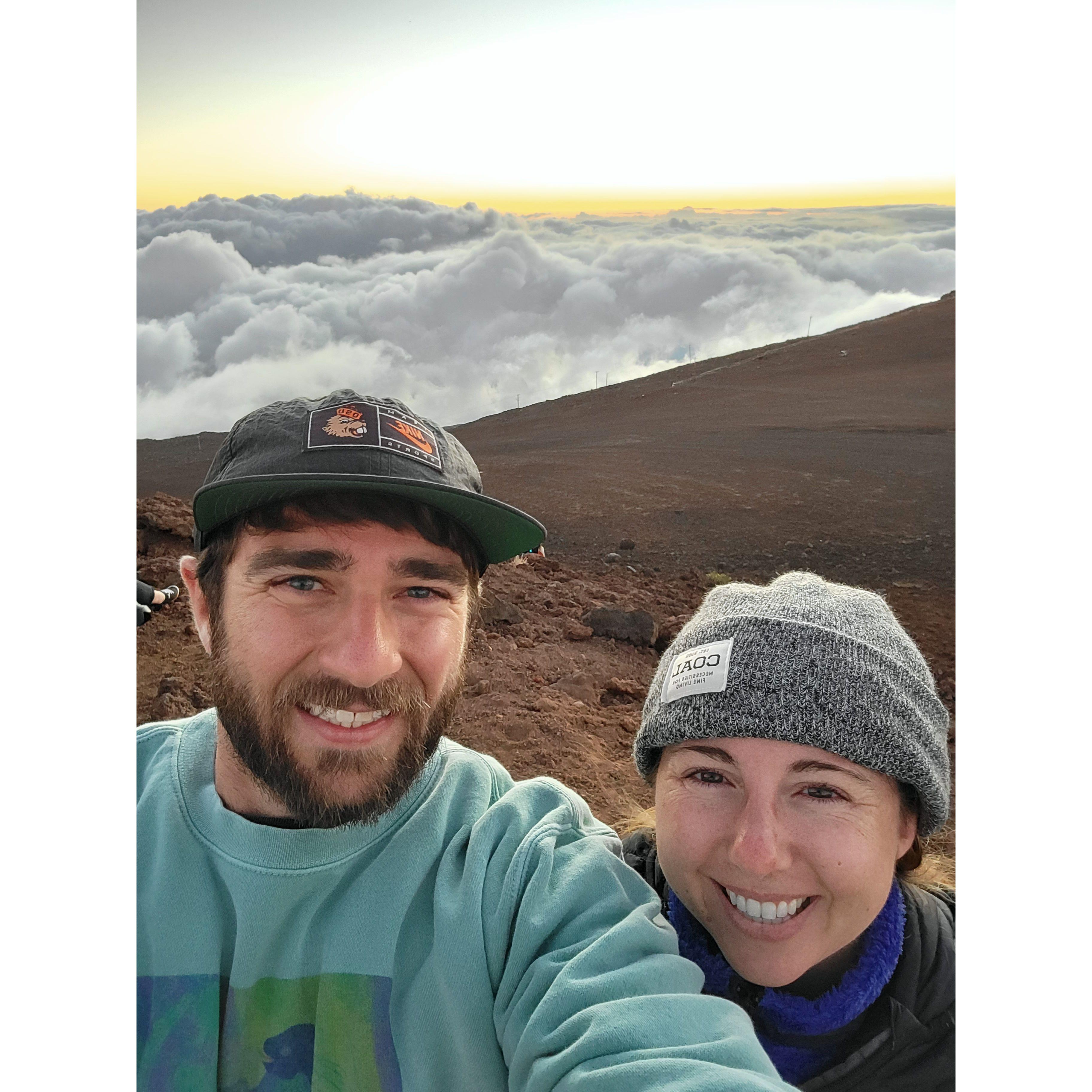 Above the clouds of Haleakala in Maui in 2021
