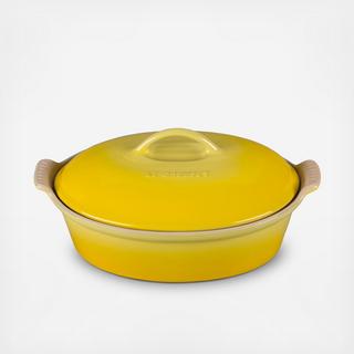 Heritage Covered Oval Casserole Dish