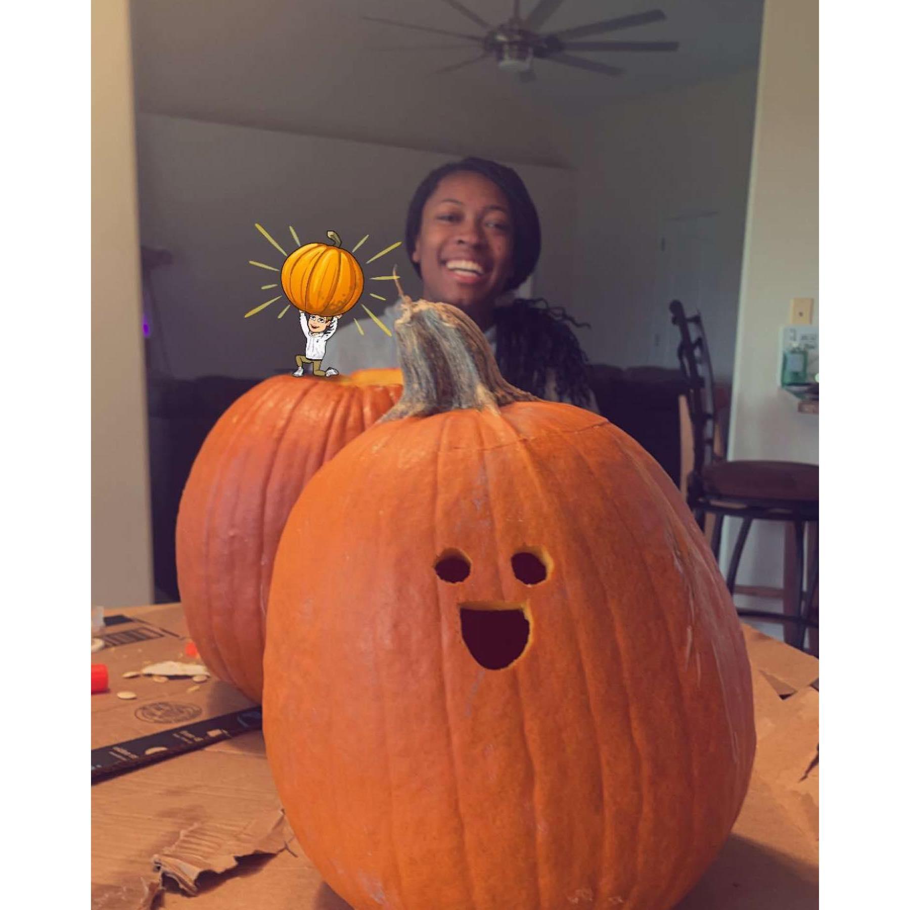 Halloween 2021 feat. Evan's awesome pumpkin