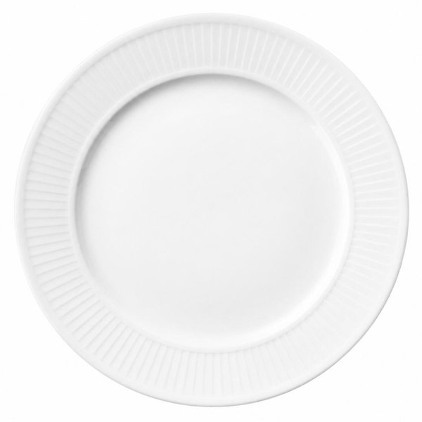 Pillivuyt Plisse Porcelain Dinner Plates - Set of 8