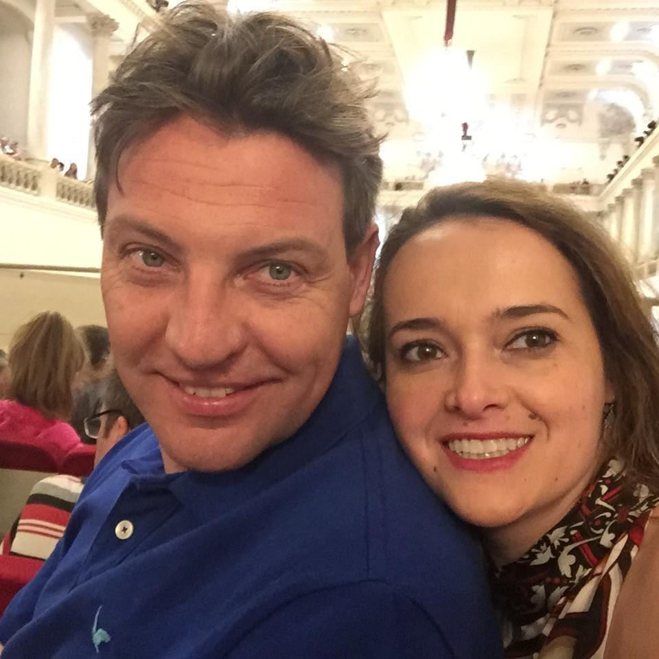 Spanish School of Riding. Christian indulging my equestrian side. Vienna, Austria - July 2015