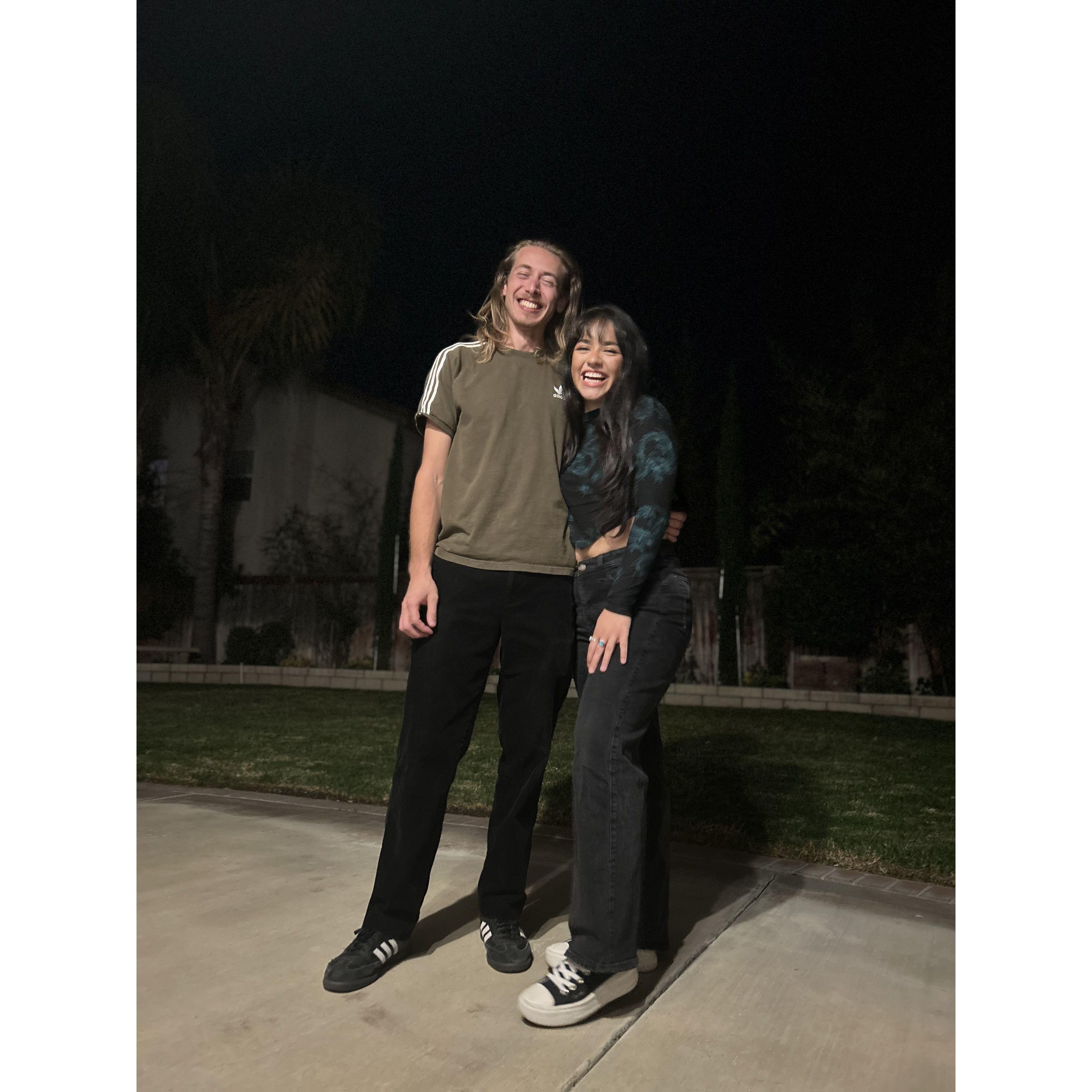 Our first picture together :)