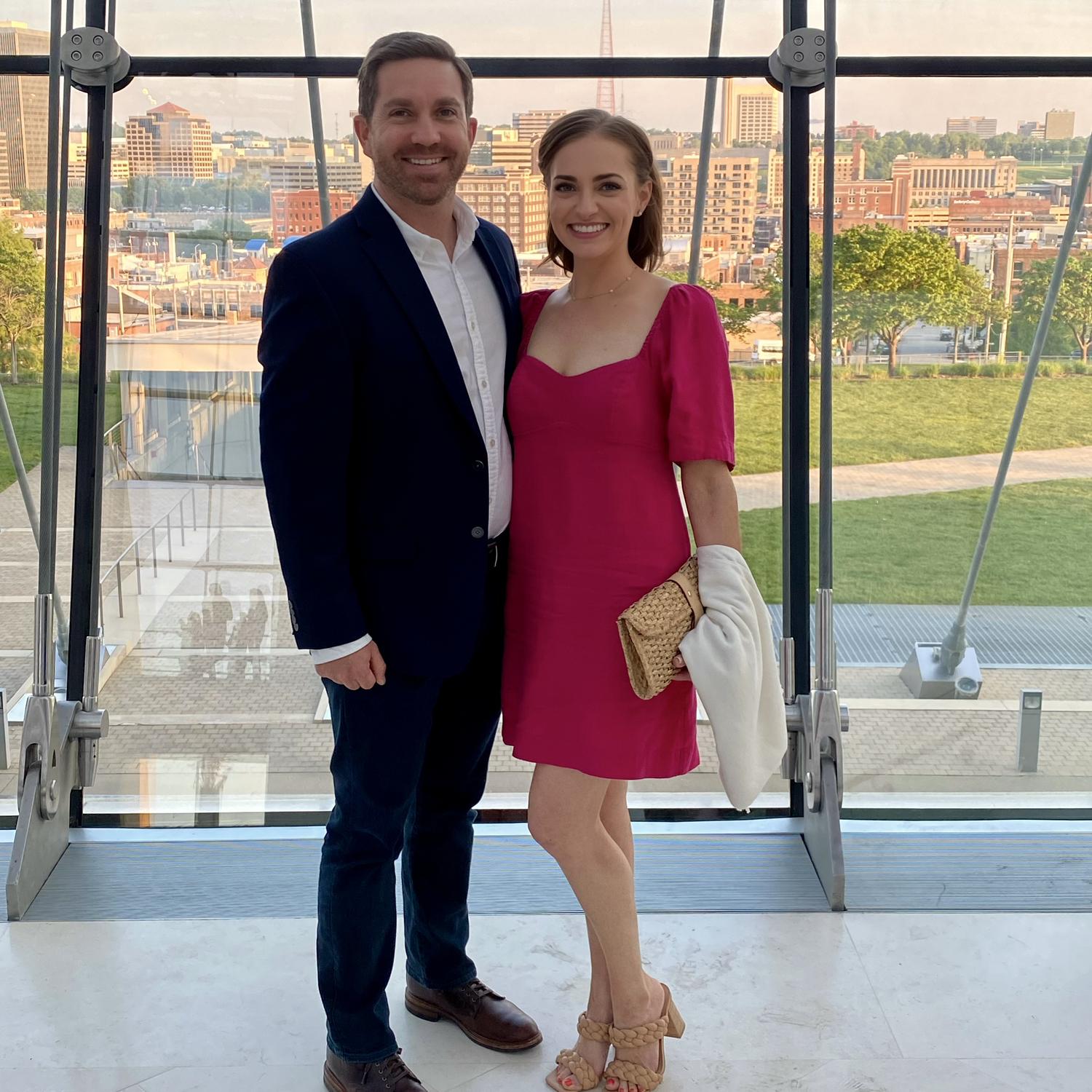 Fancy night out at the Kauffman Center for Performing Arts.