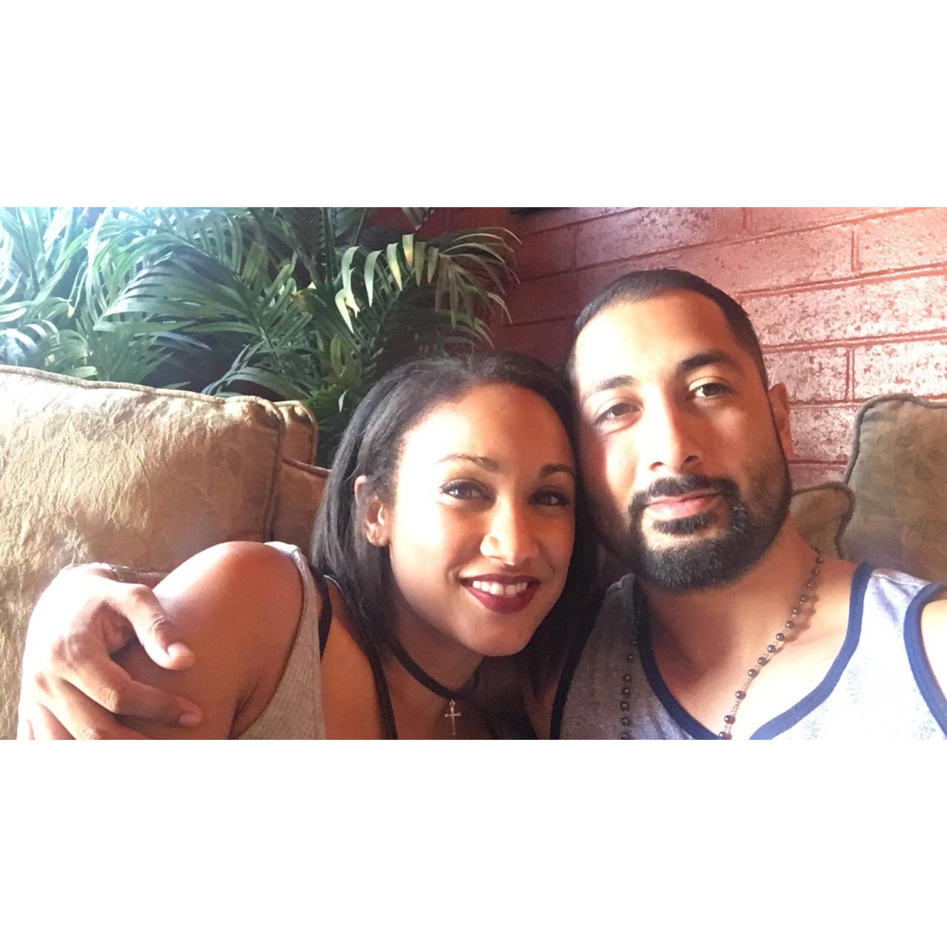 During one of our first dates.