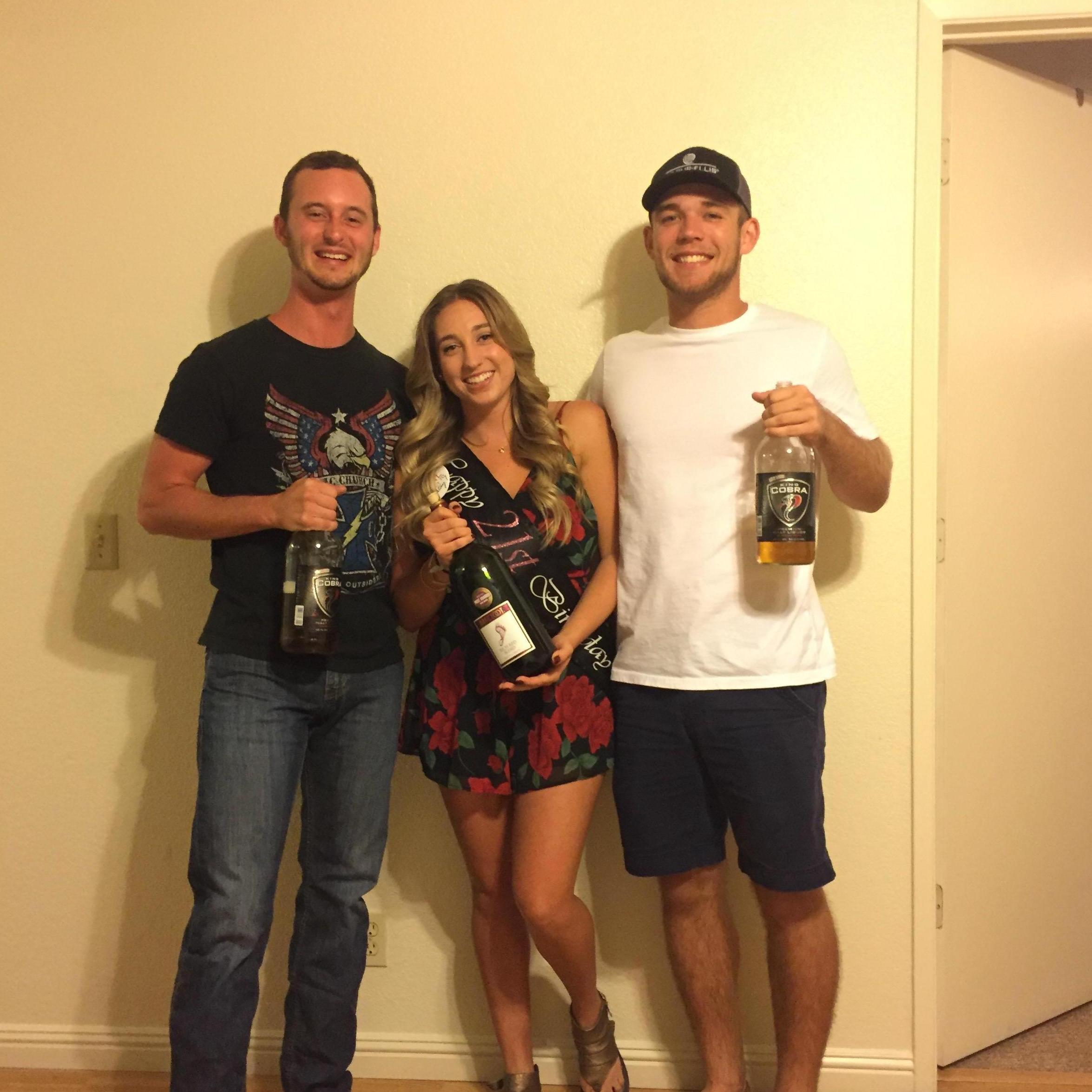 My 21st birthday! Our first week dating and our first picture together