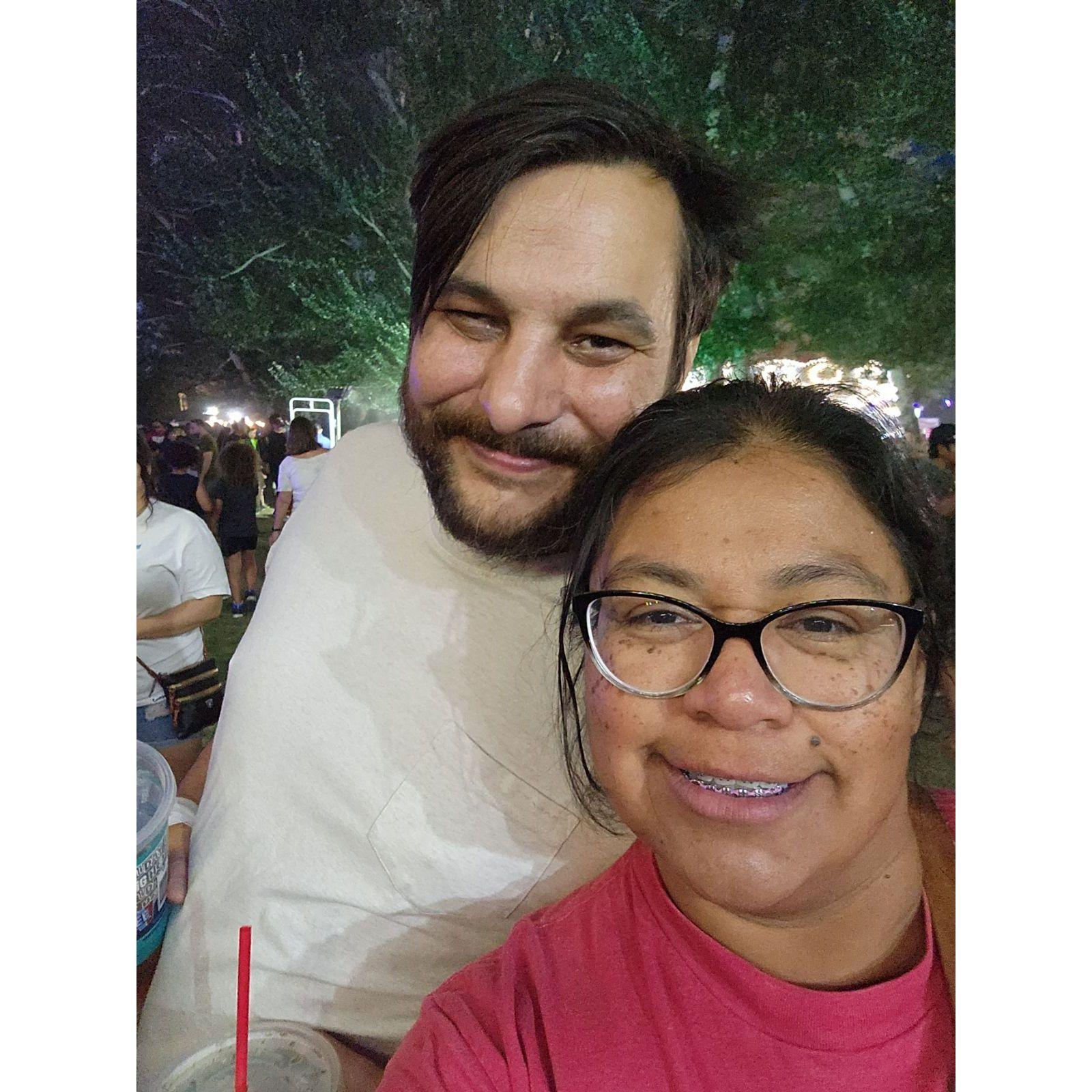One of our last minute family plans. We saw a fair and said let's go!