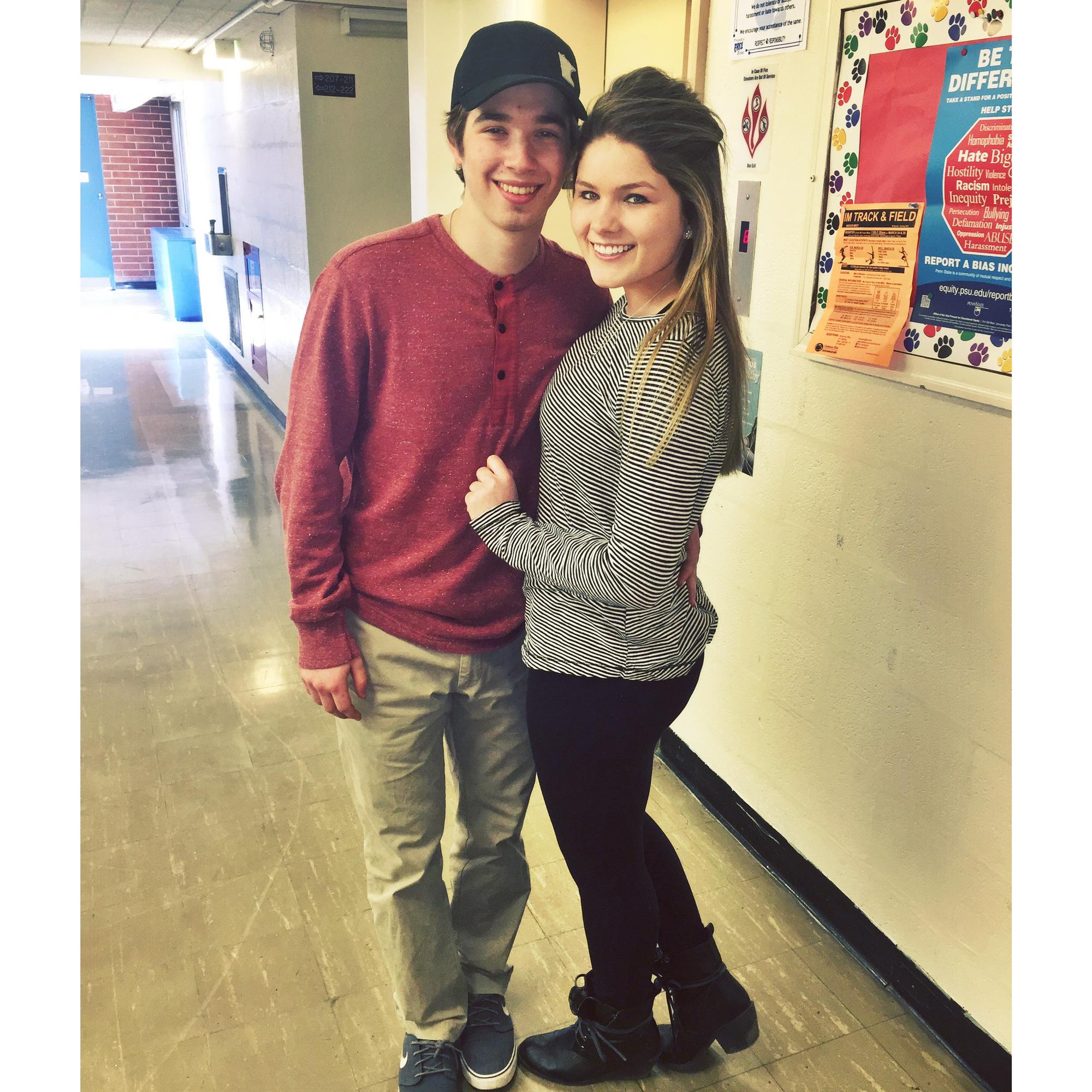 March 2015 - first time visiting Matt at Penn State
