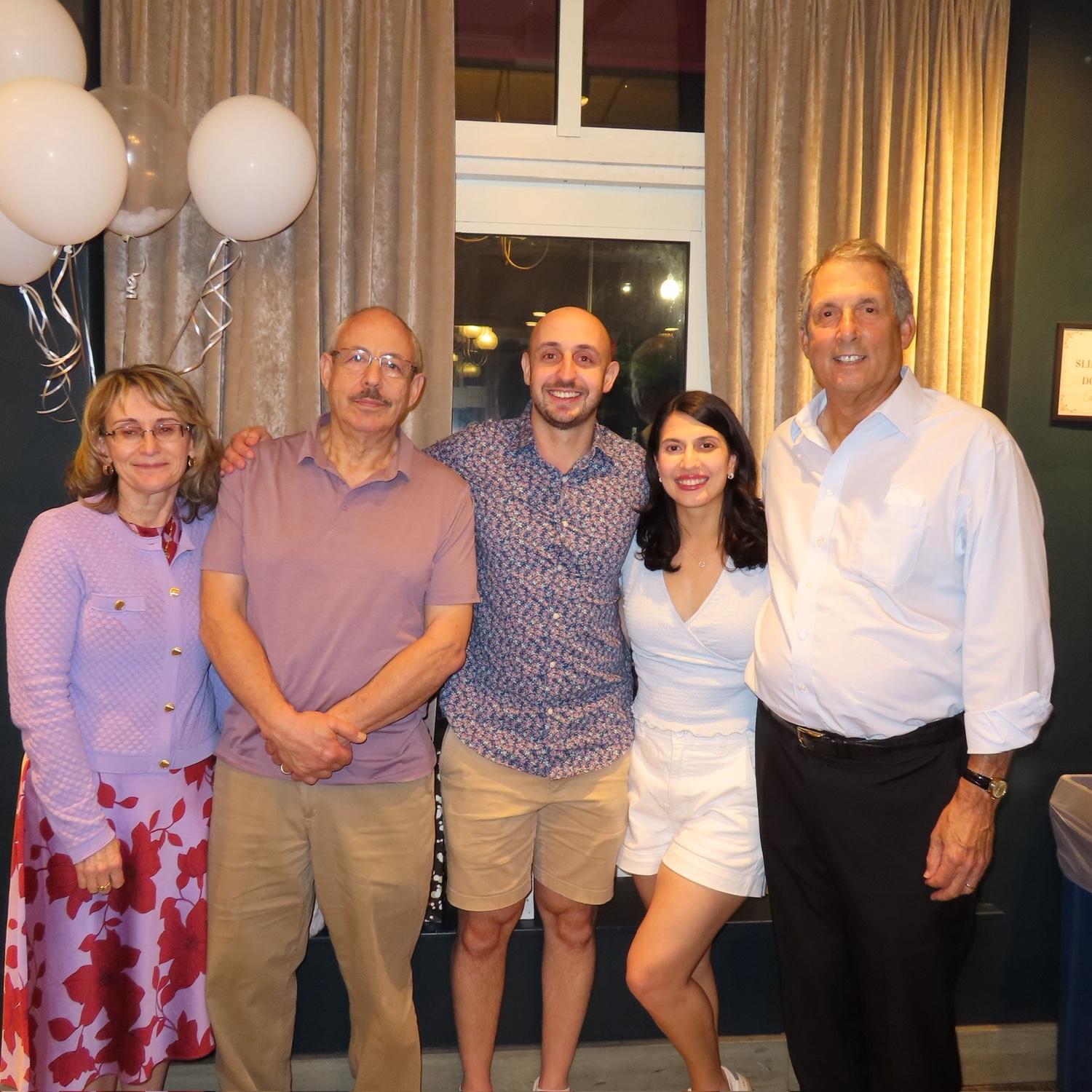Surprise engagement party with family and friends!