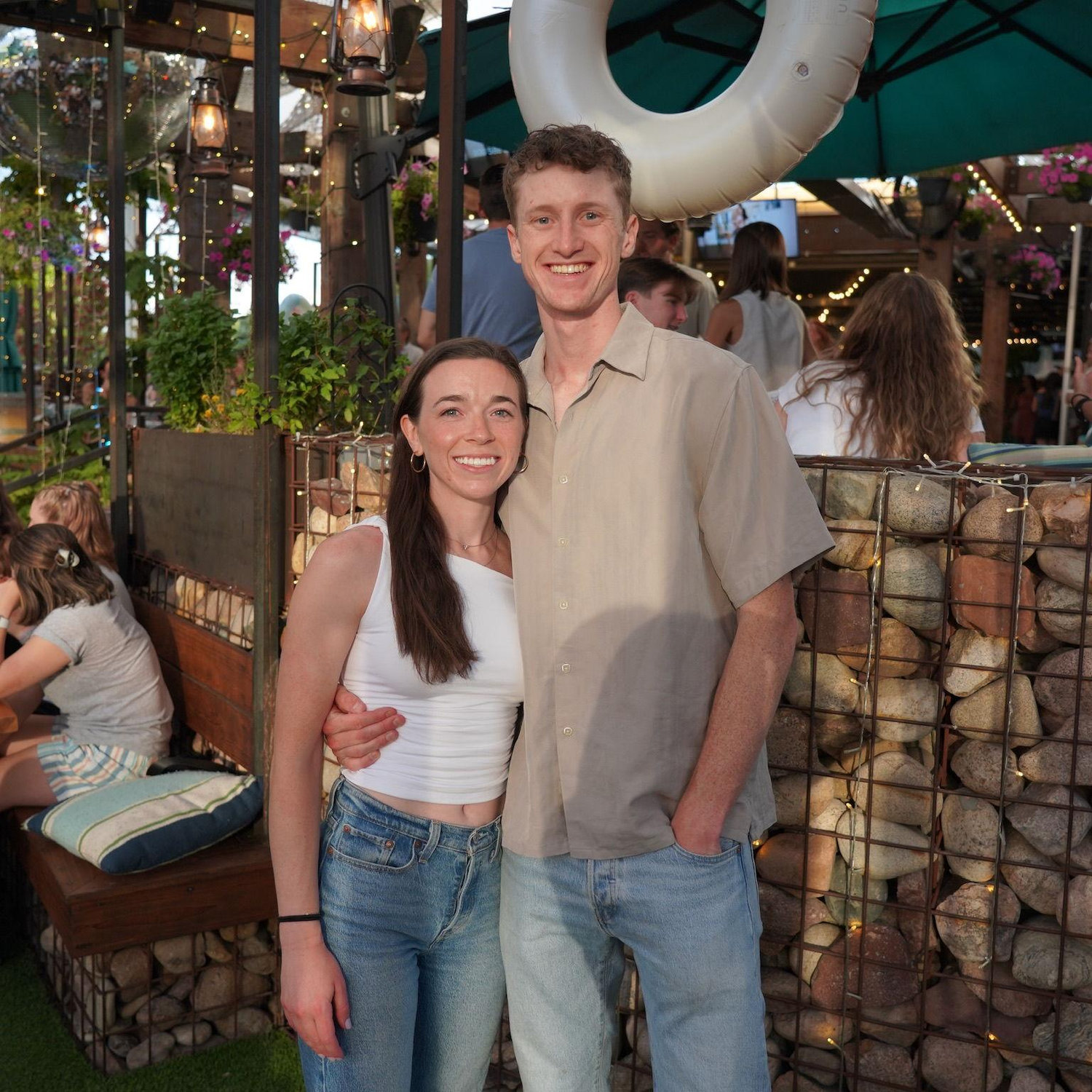 Engagement weekend celebration in Denver, CO with family and friends
