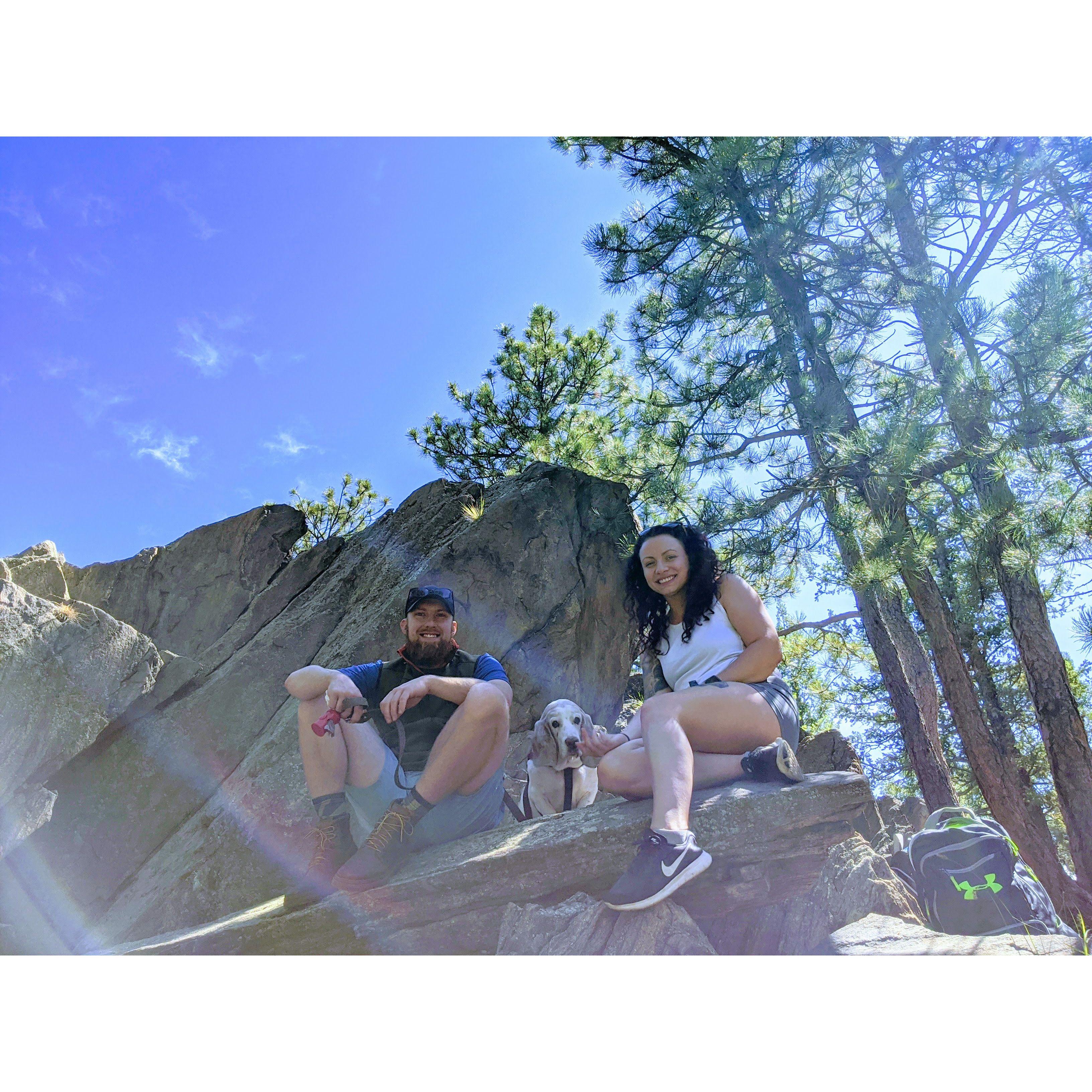 Hiking with our big boy!
06.20.20