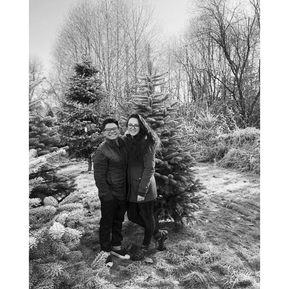 Nick's first time cutting down a Christmas! {Thanksgiving 2019}