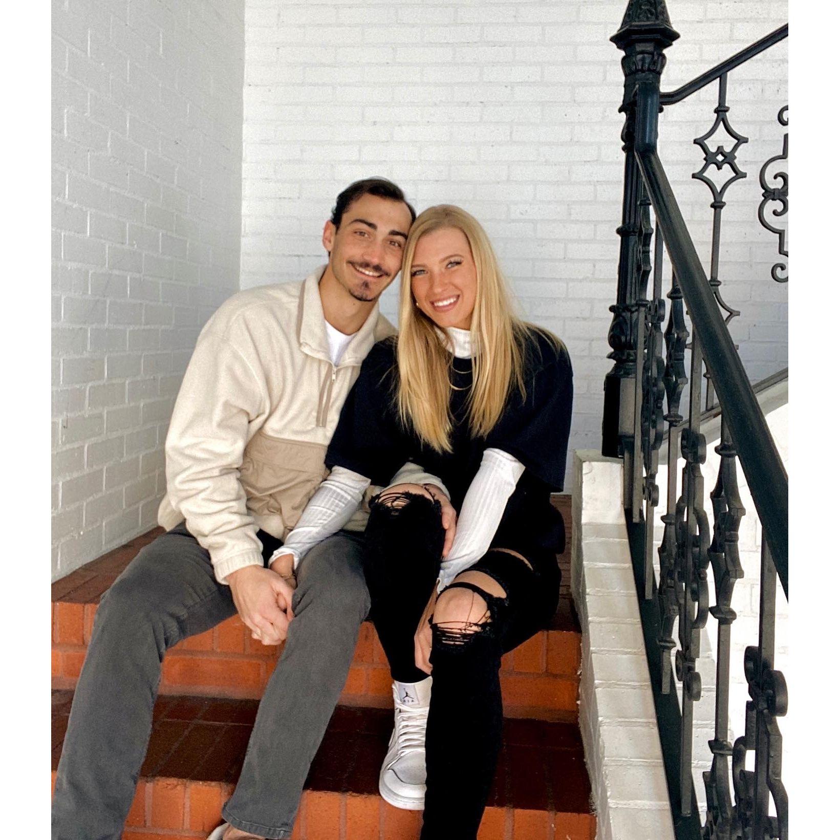 Our first photos together