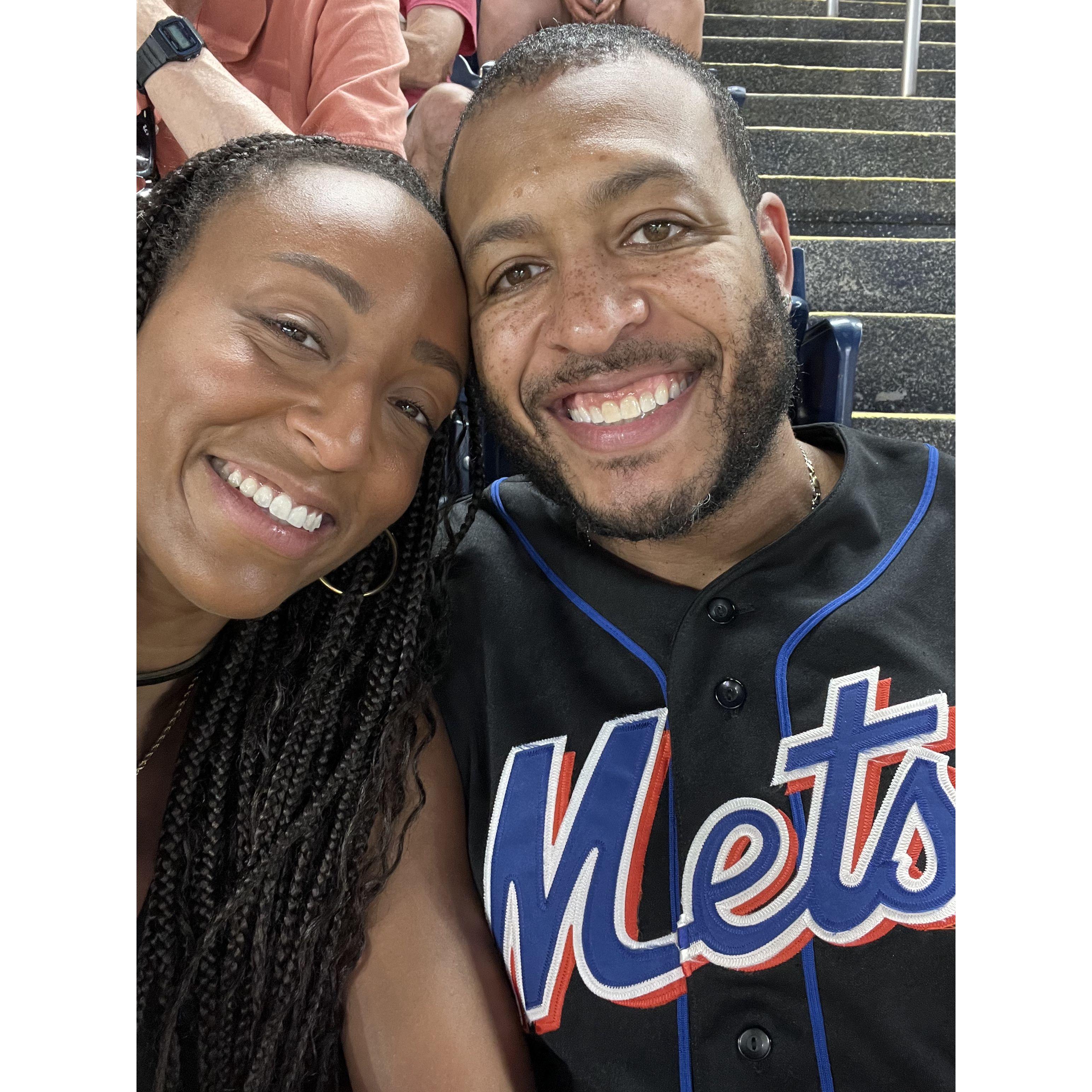 Catching a Mets game at Nationals Park.