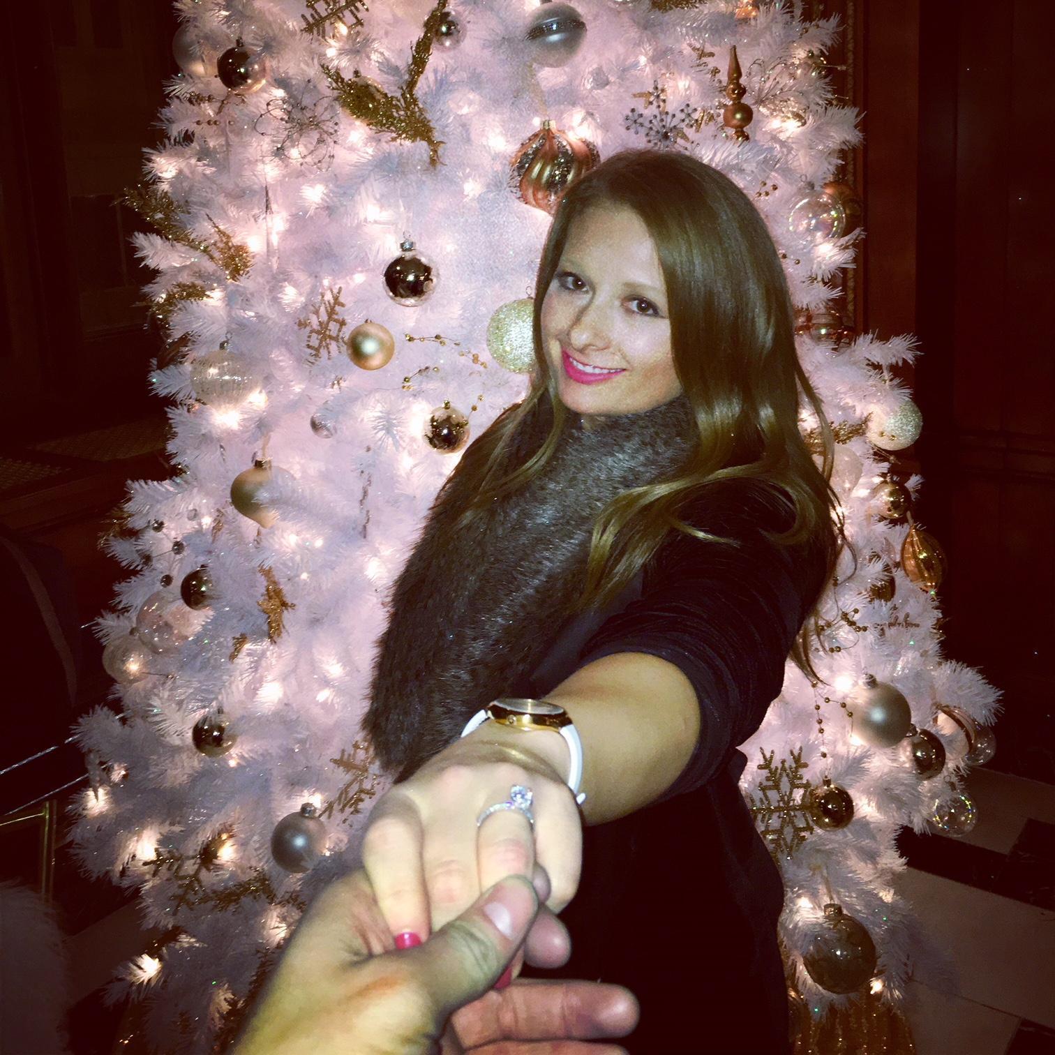 The night Adam proposed to Lauren!