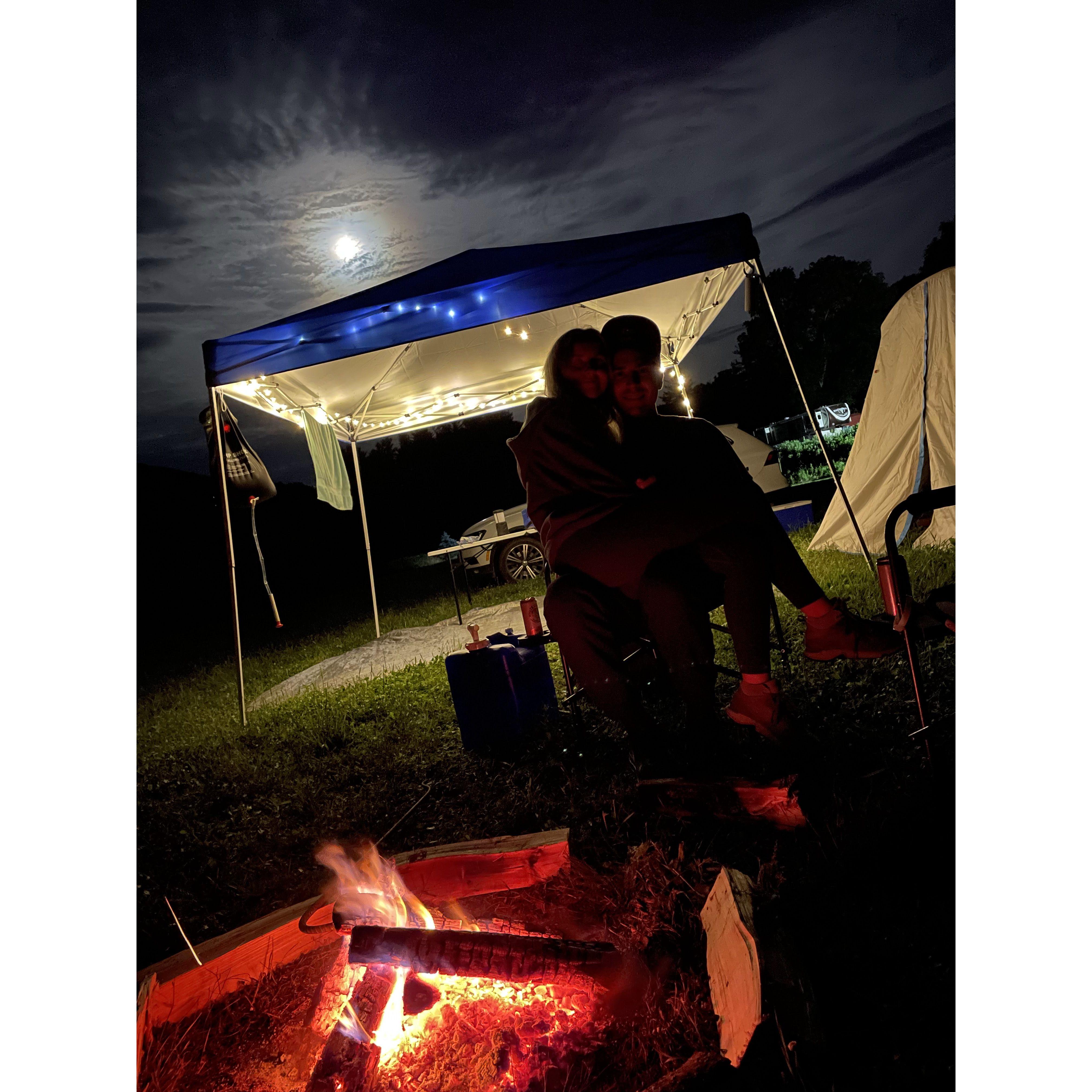 Camping at the Pine Creek Gorge, PA