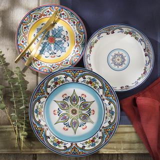 Zanzibar 12-Piece Stoneware Dinnerware Set, Service for 4