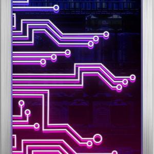 Manastin Gaming Light Up Beverage Refrigertor, Led Lighting Door 120 Cans Freestanding Beverage Fridge, Cyberpunk Beverage Cooler for Gaming, Gaming Room, Bar, Party (Lighting)