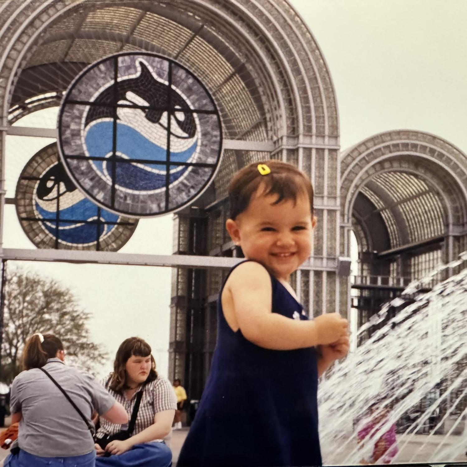 Sabrina at Sea World / Sabrina en Sea World