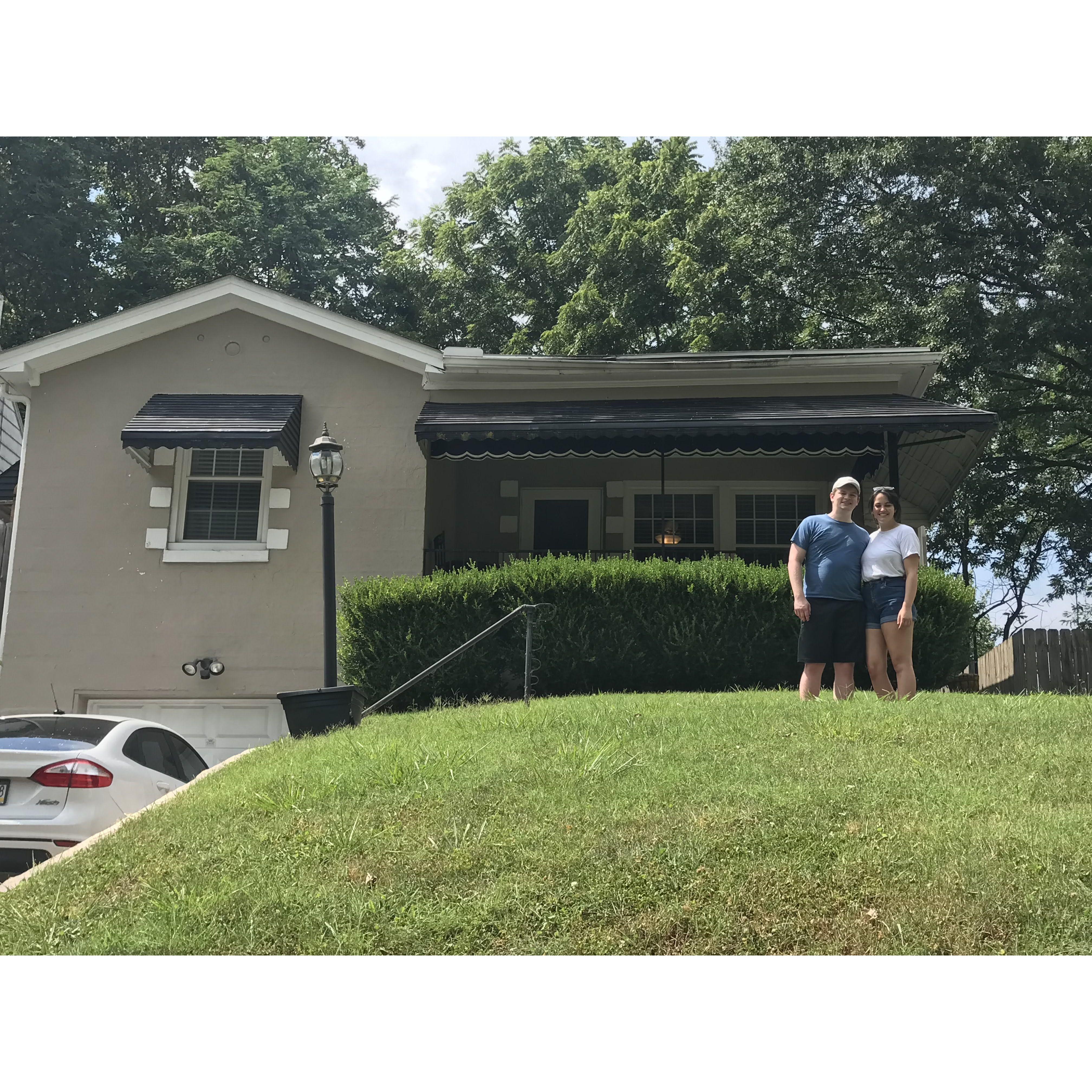 Our first home in the wild and wonderful West Virginia!