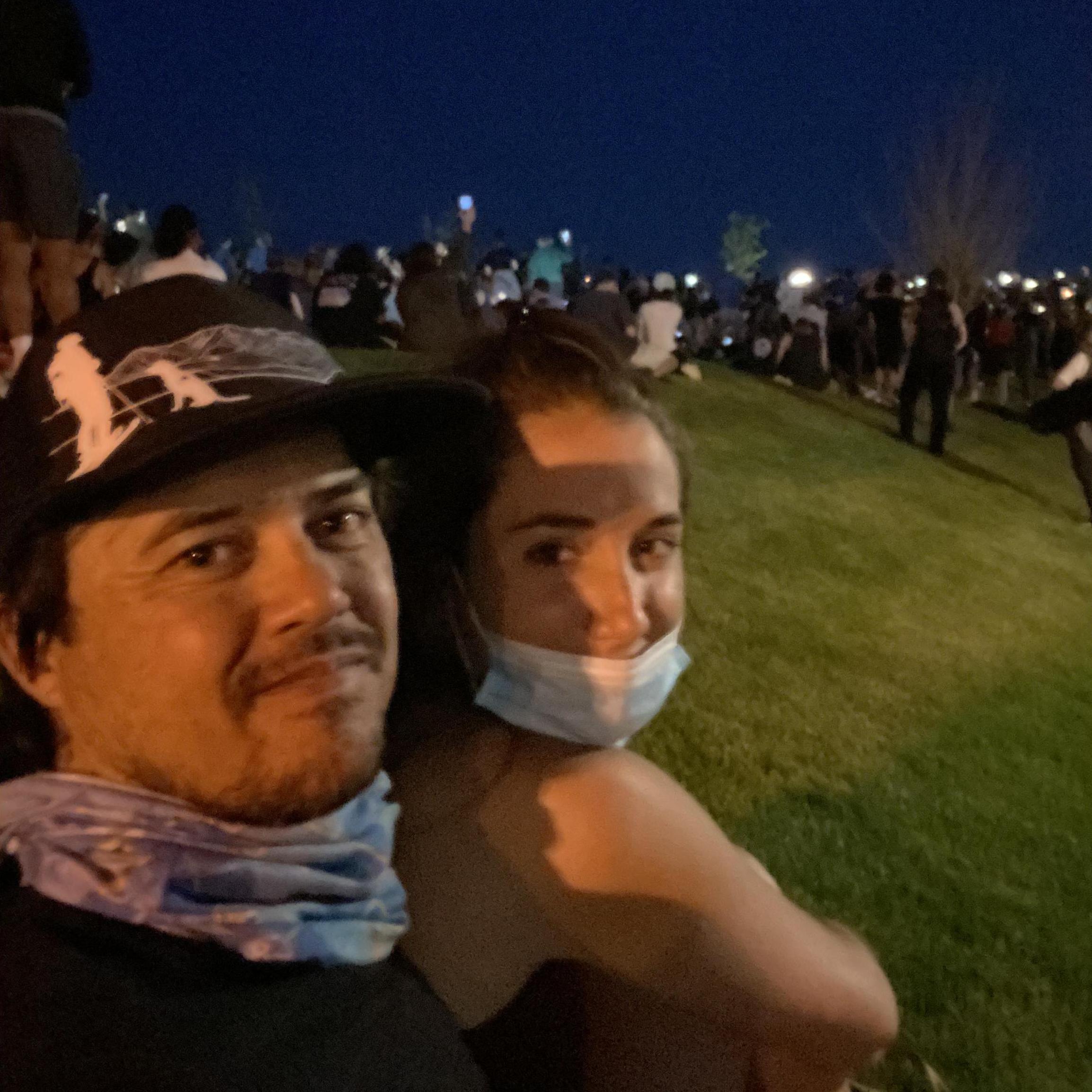 We went to the violin vigil for Elijah McClain