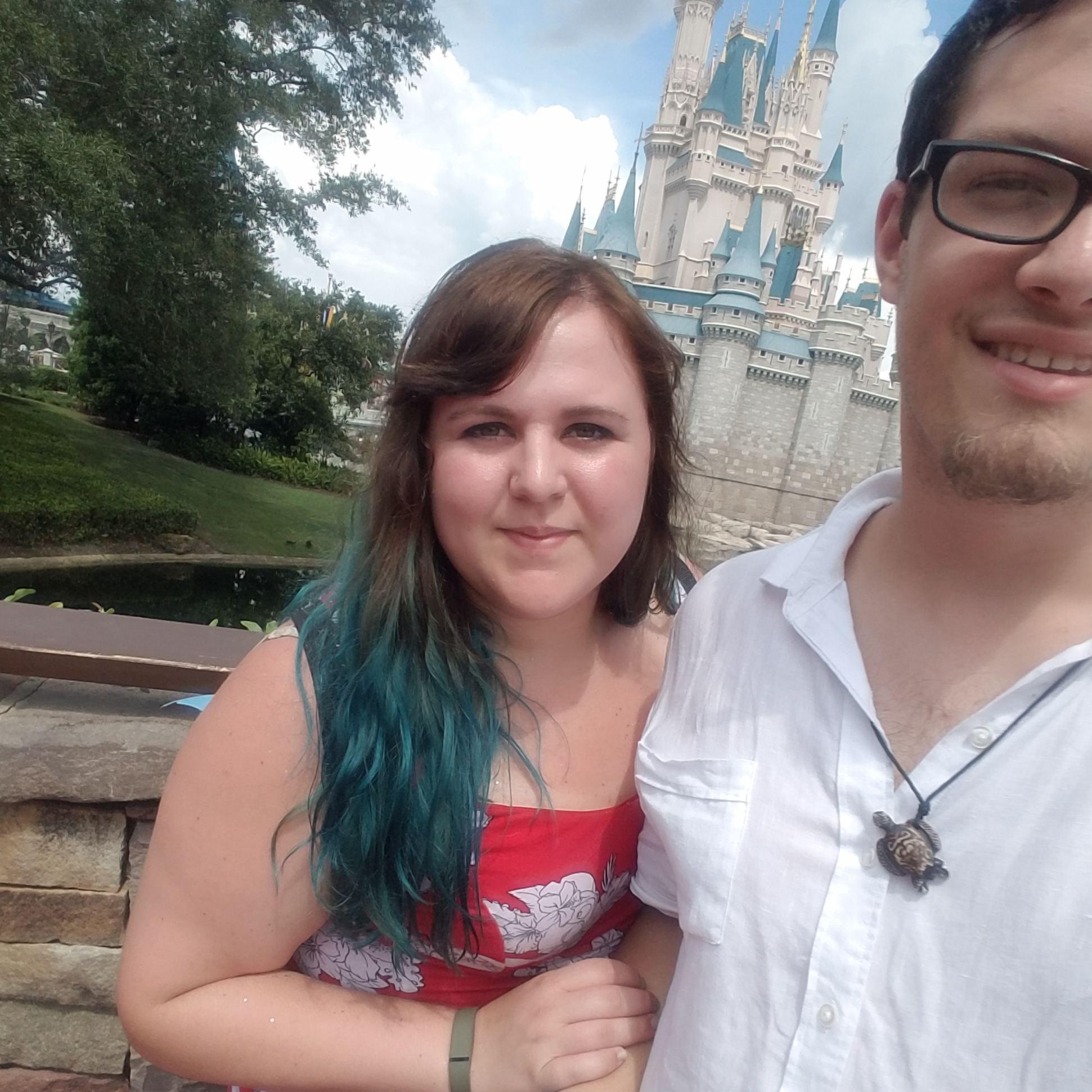 The Castle at Magic Kingdom! She's a Disney princess.
