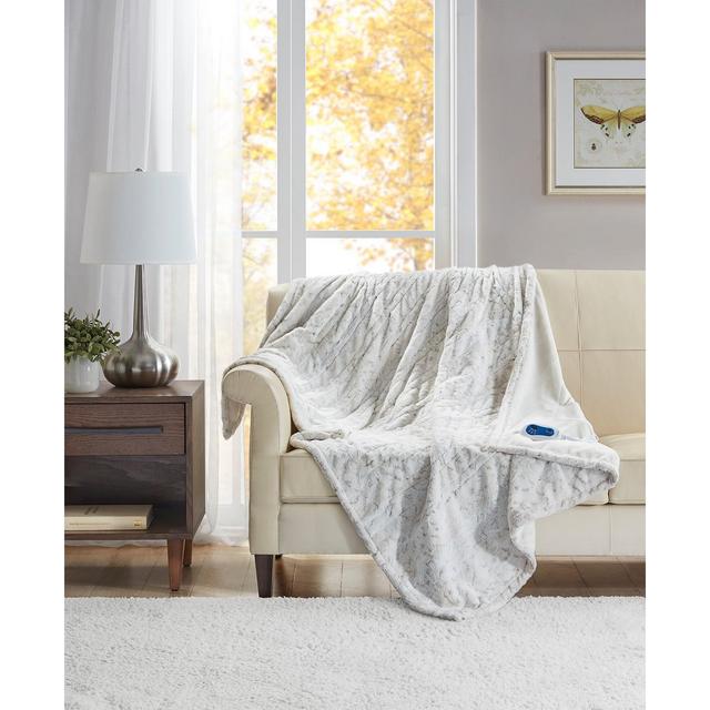Premier Comfort Faux Fur Heated Throws