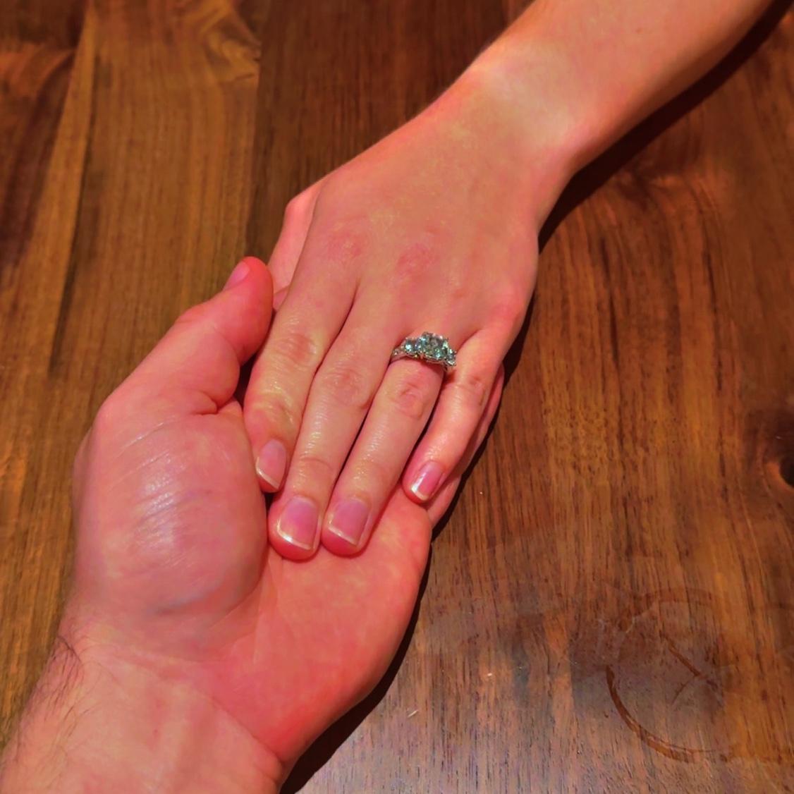 Dylan planned a dinner the night he proposed, October 20th 2025!
