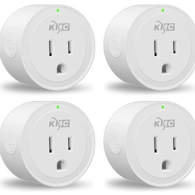 Smart Plug, KMC WIFI MiNi Outle Works with Alexa, Google Home & IFTTT, Smart Life, No Hub Required, Remote Control Your Home Appliances from Anywhere, ETL Certified,Only Supports 2.4GHz Network(4 Pack