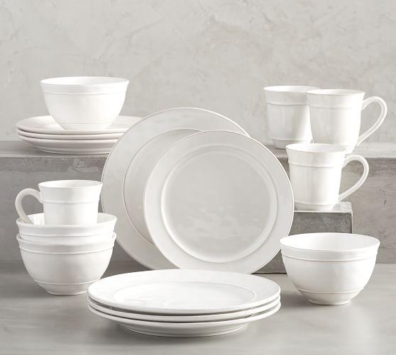 Cambria 16-Piece Dinnerware Set - Stone