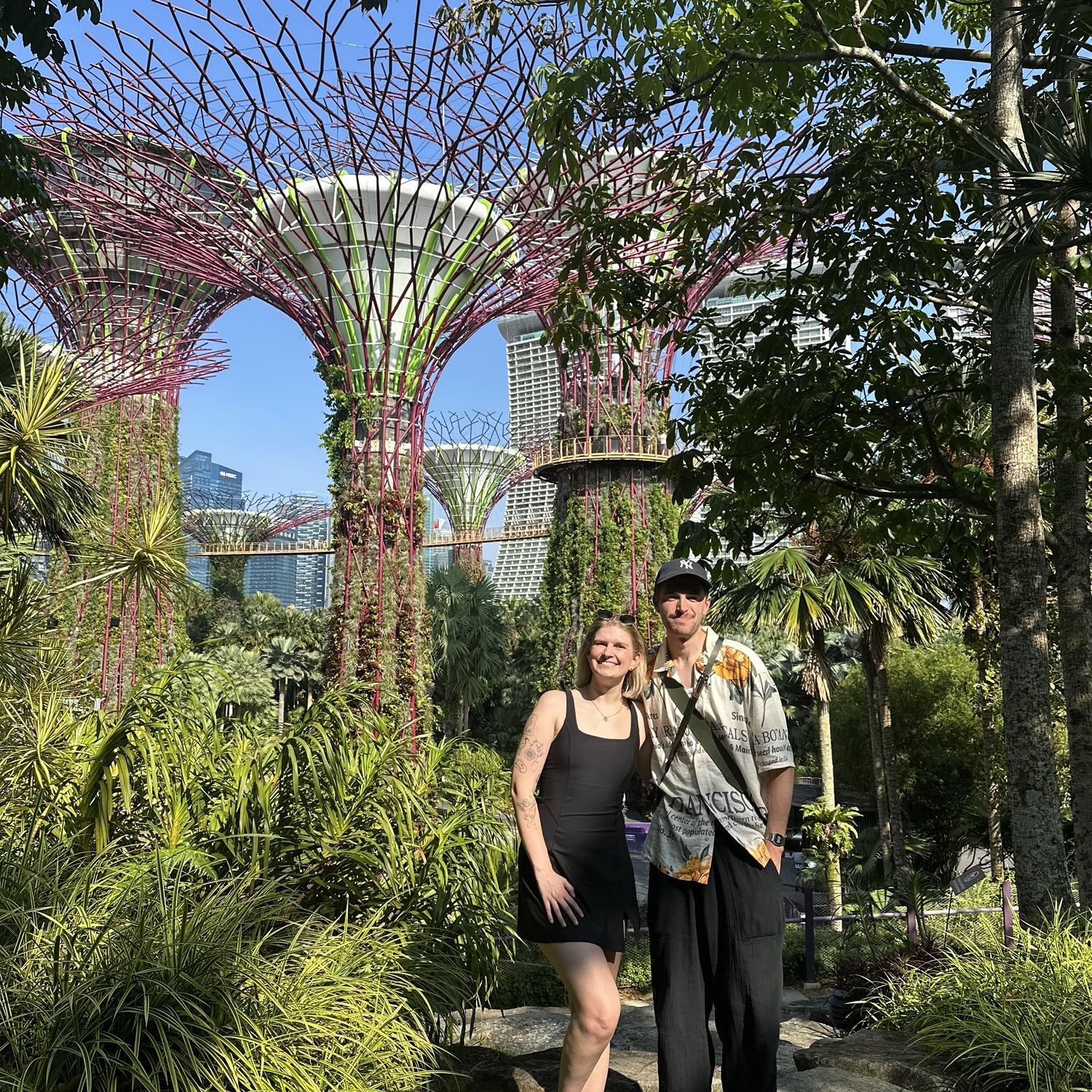 The Super Trees at Gardens by the Bay in Singapore! August 2025.