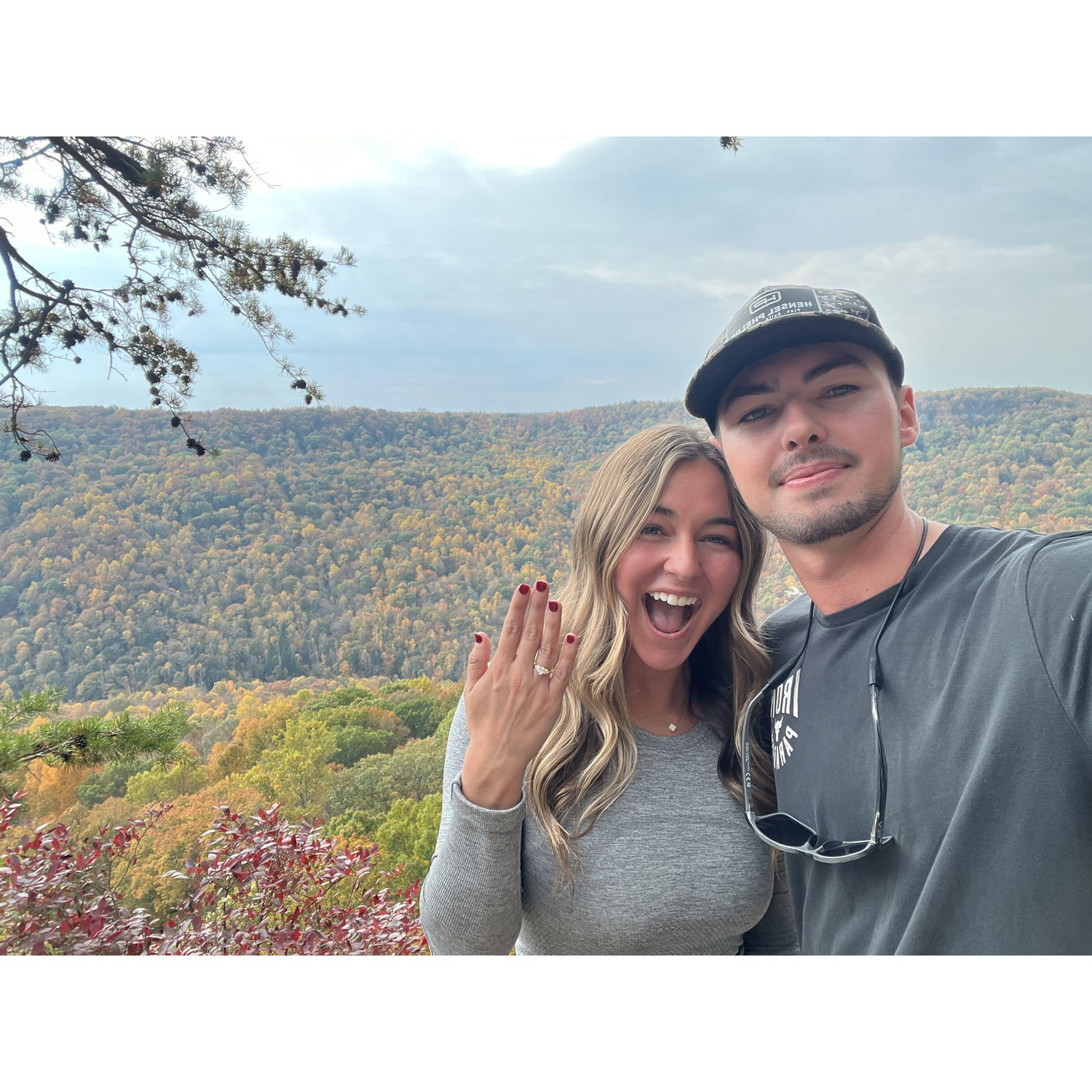 The day we got engaged!