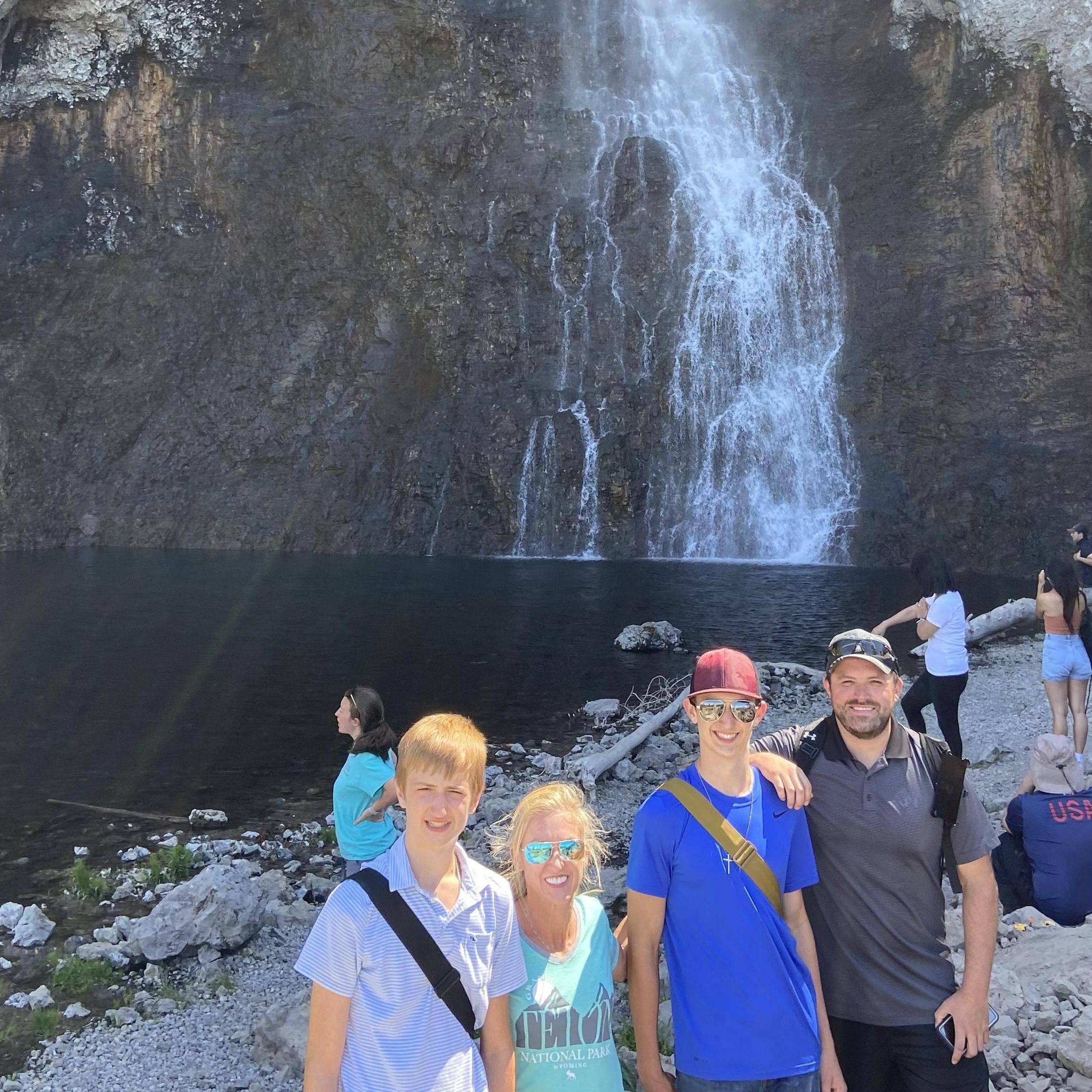 Fairy Falls in Yellowstone