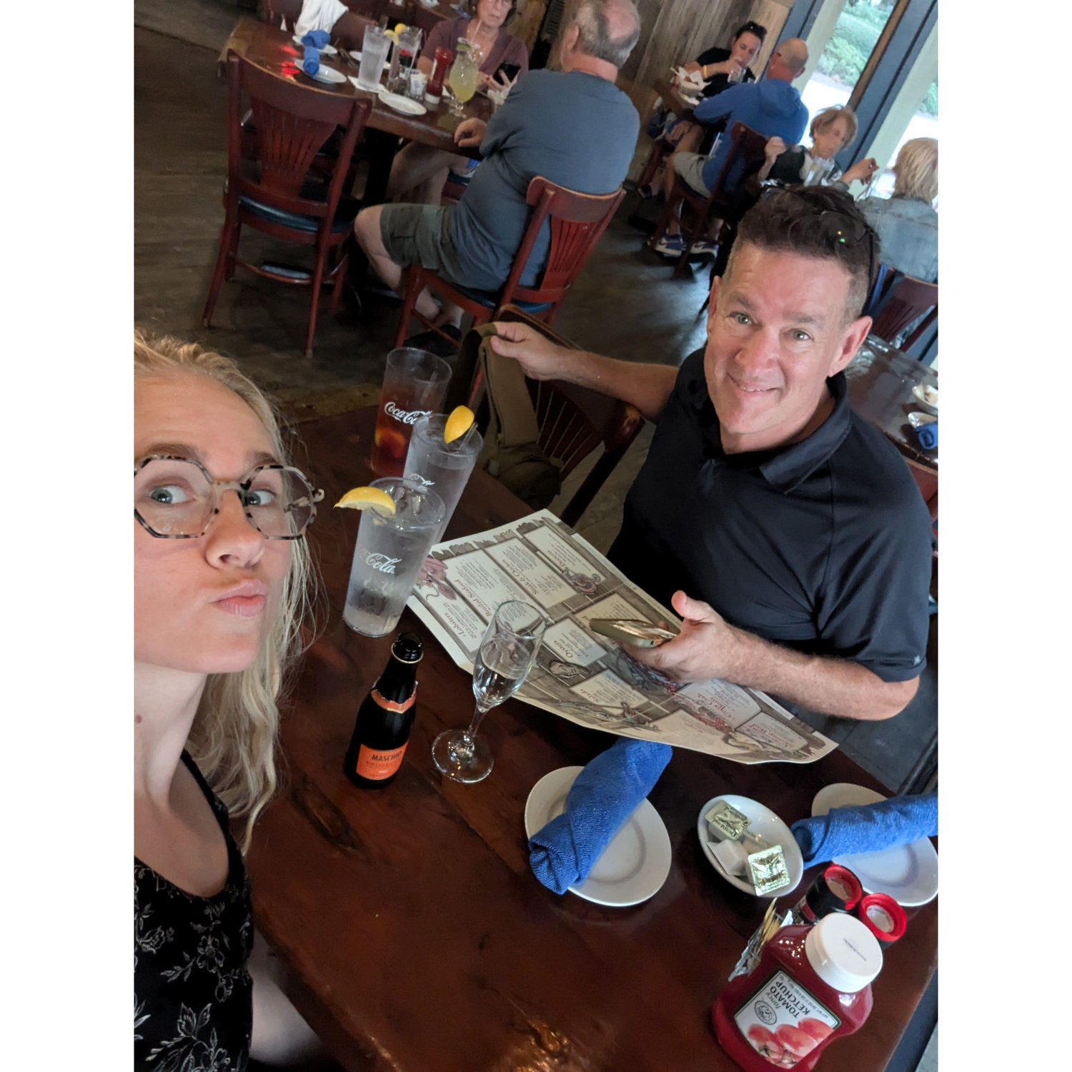 before the crab legs