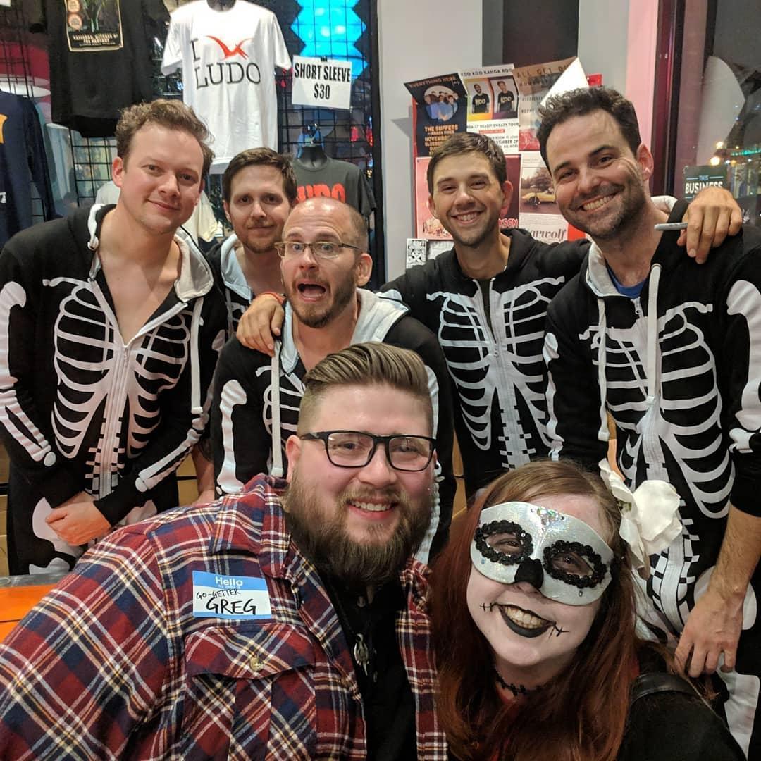 HalLUDOween 2018, our first trip to St. Louis to see Ludo with Phillip and Peng.