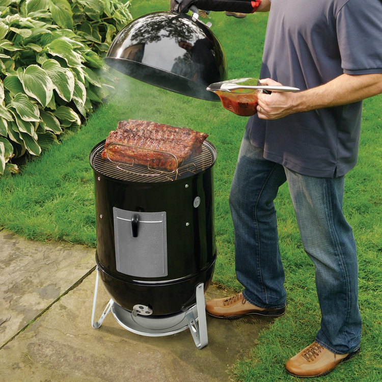 Weber, Smokey Mountain Cooker Smoker | Zola
