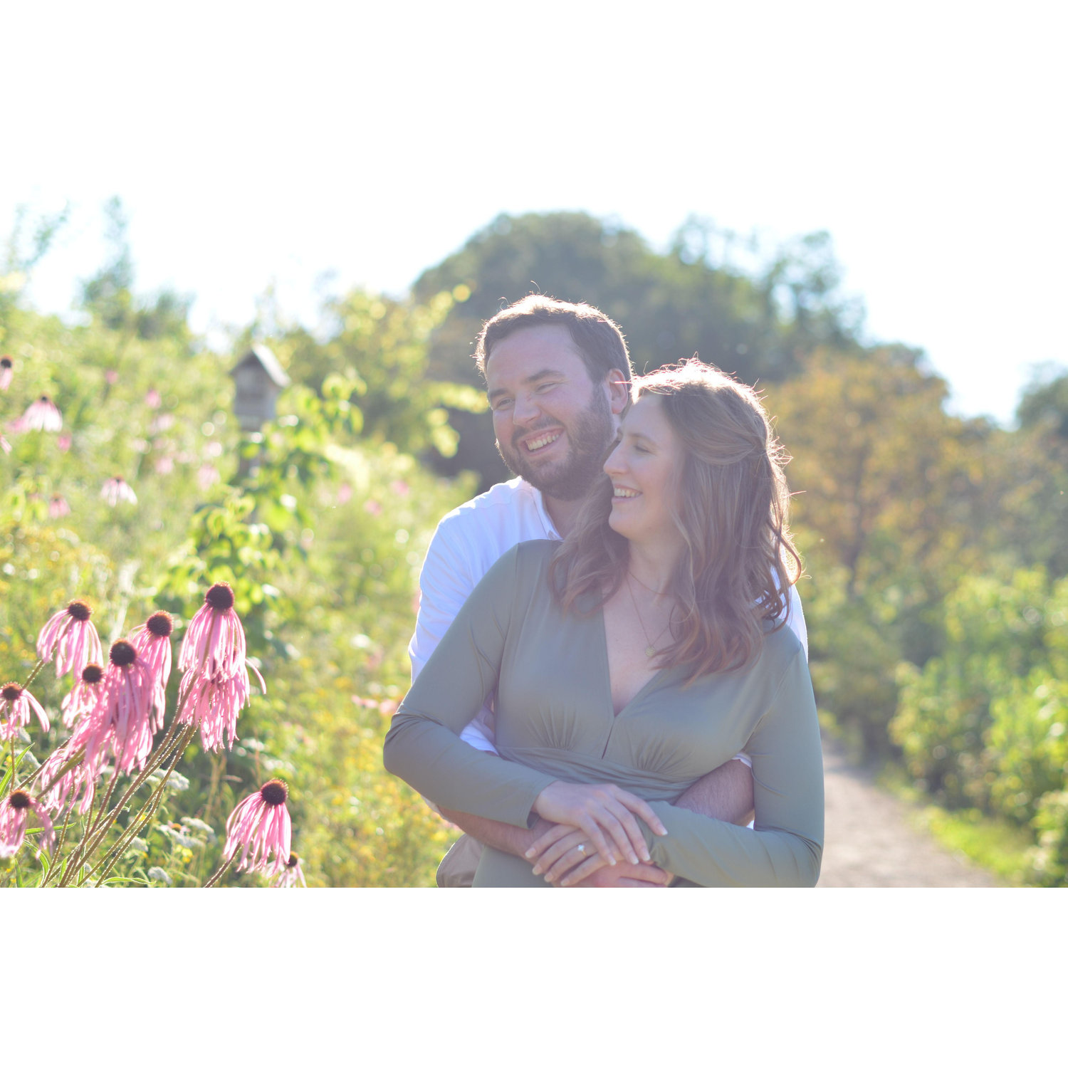 Engagement photos took four hours!