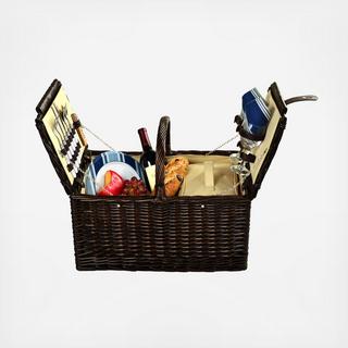 2-Person Willow Picnic Hamper