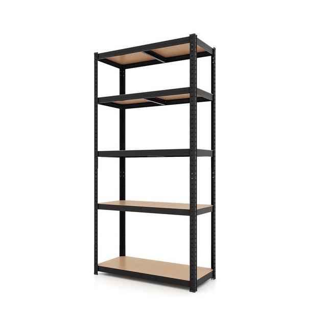 Costway 5 Tier Adjustable Garage Shelving Unit with 2000 lbs Max Load for Warehouse