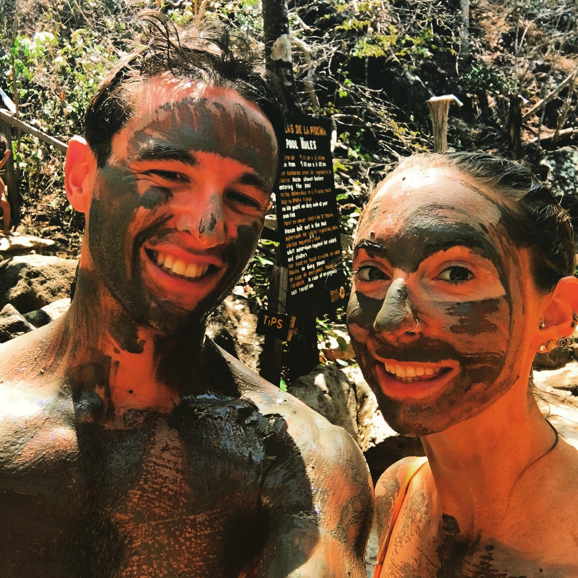 Volcanic mud in Costa Rica