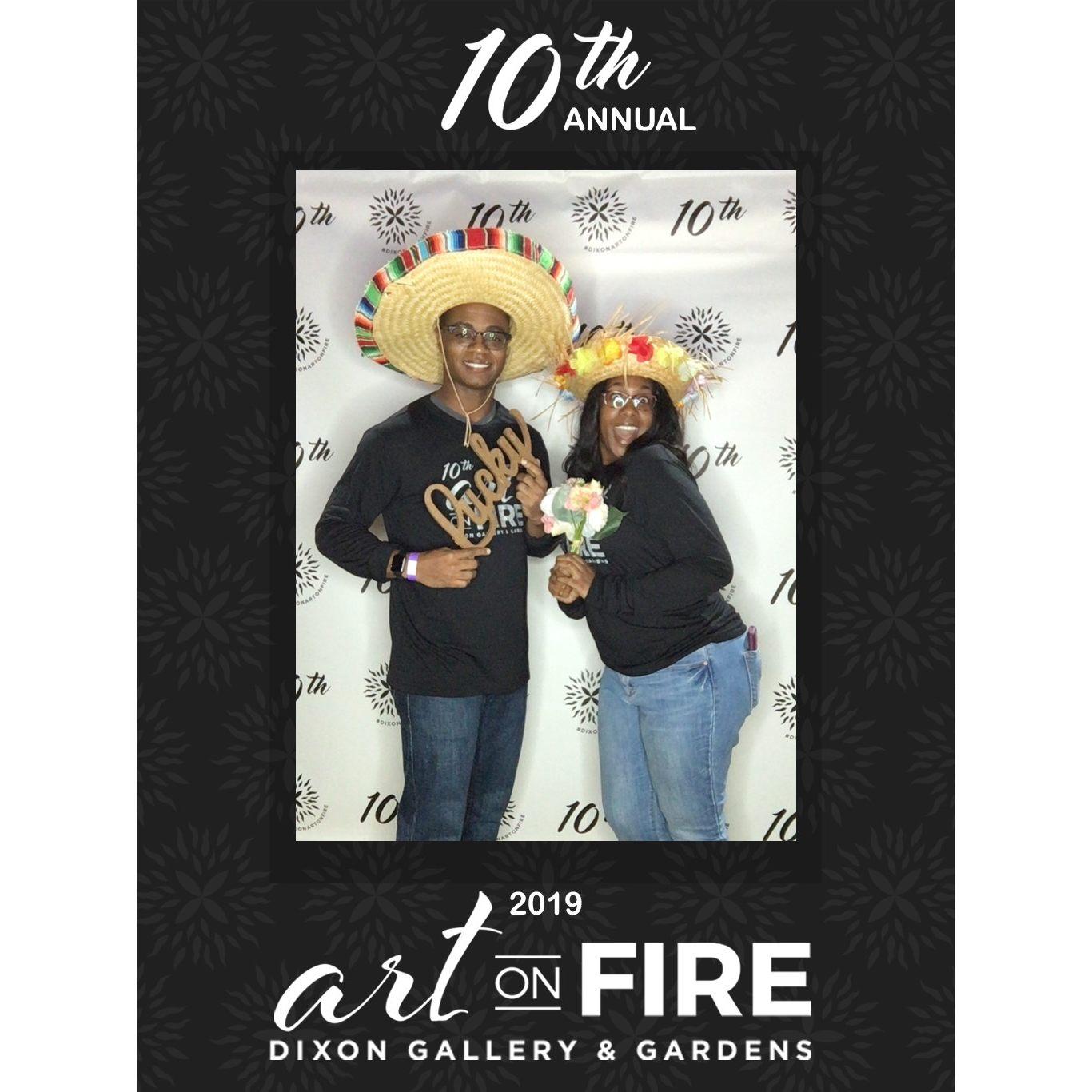 Volunteering at Art on Fire - Dixon Gallery & Gardens
