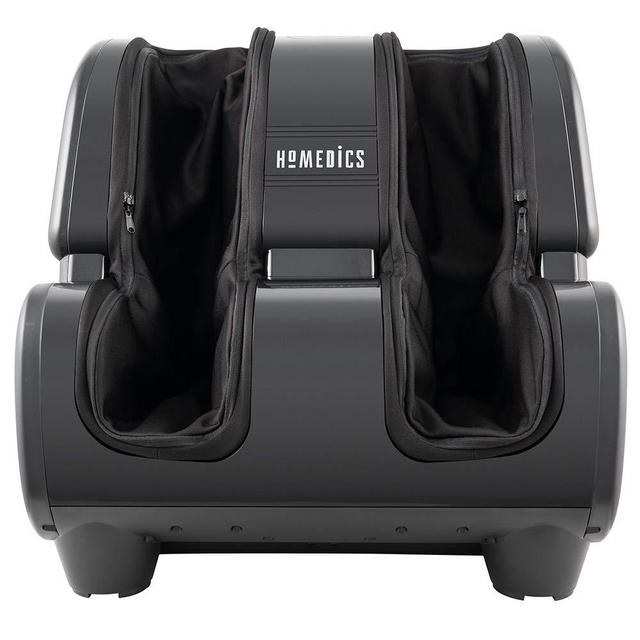 HoMedics, Therapist Select Foot and Calf Massager Rolling Massage, 4 Programs, 3 Intensities, Adjustable Tilt for Comfort, and Washable Liners