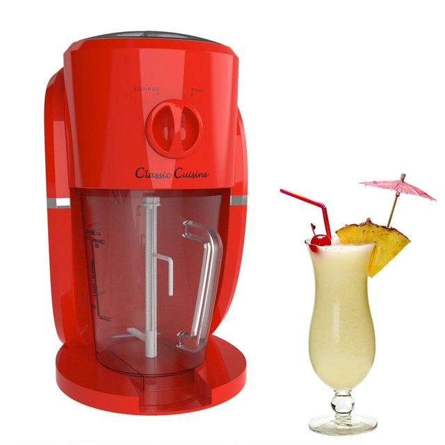 Classic Cuisine Slushy Frozen Drink Maker, Red